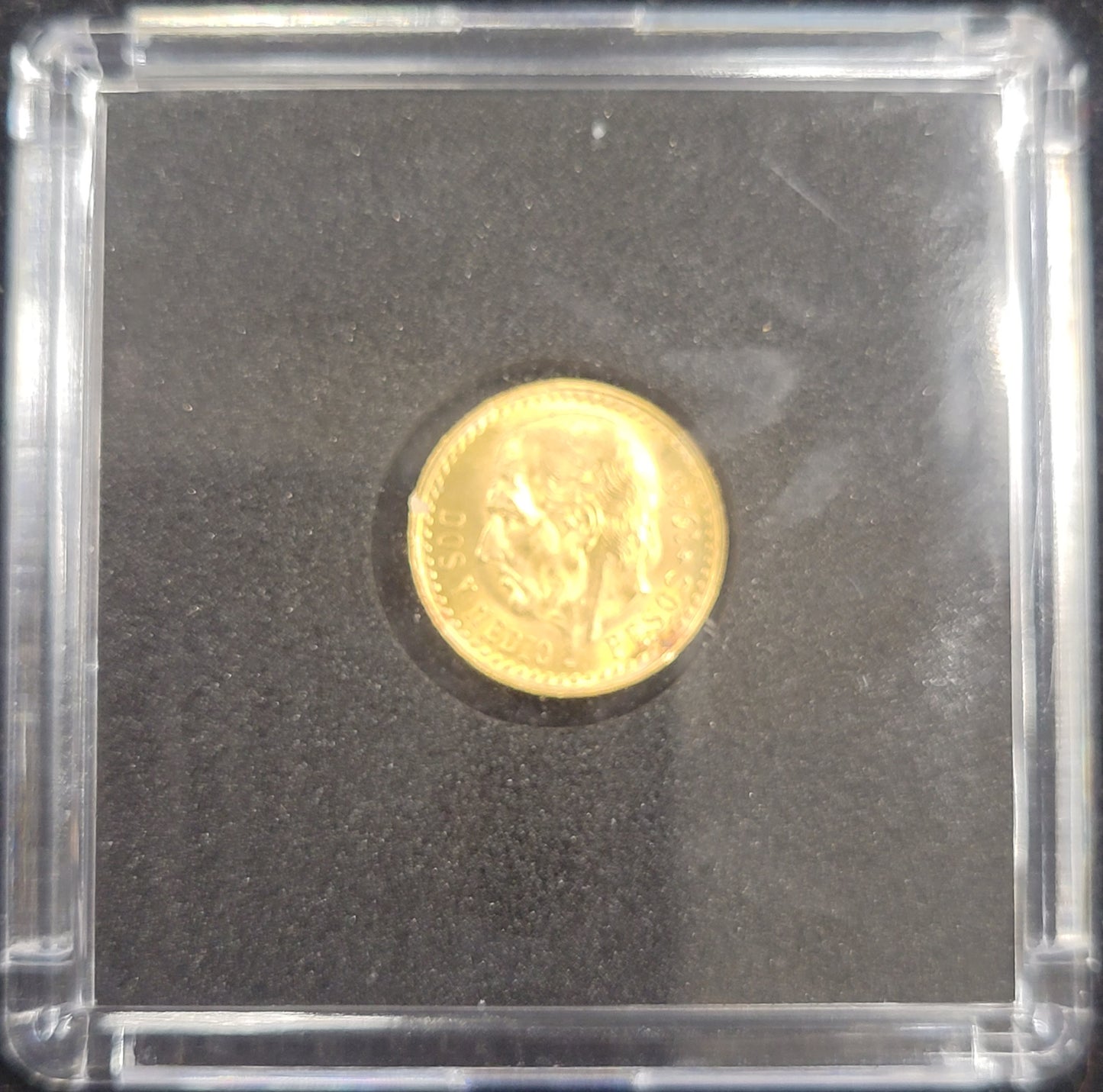 1945 2 1/2 Pesos Gold Proof Coin