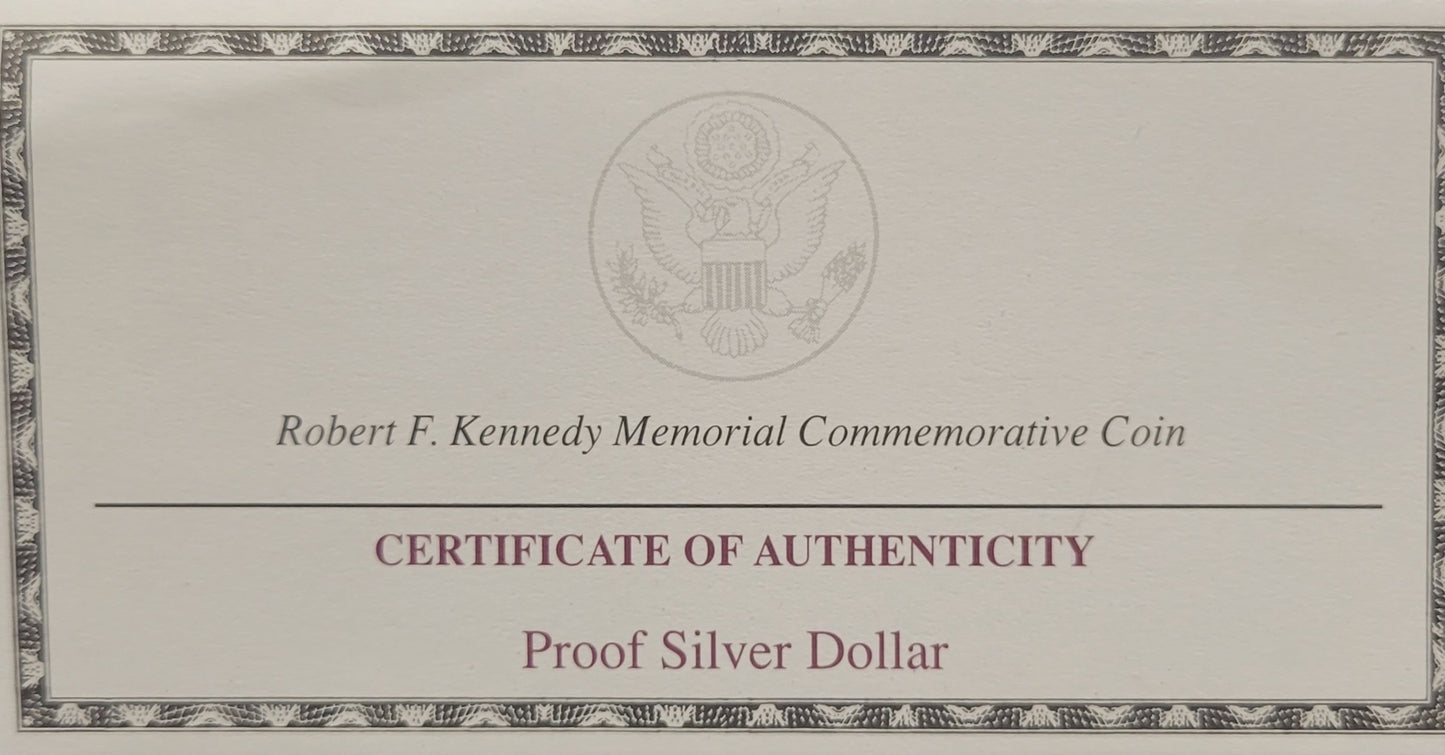 1998 Robert F. Kennedy Memorial Commemorative Coin