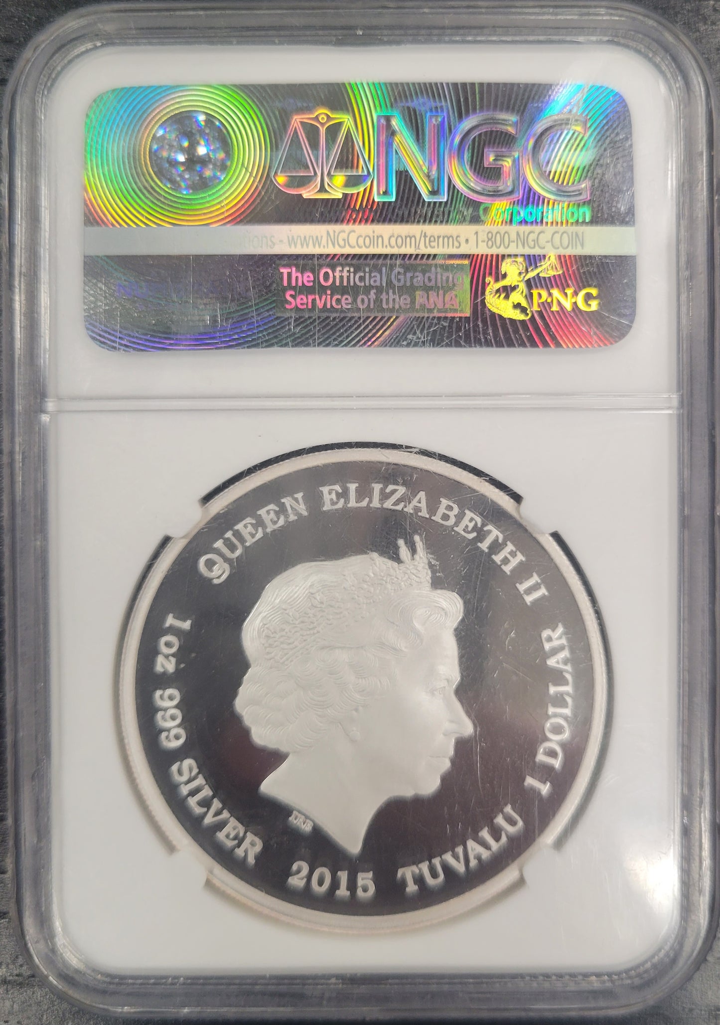 2015 Adolph A. Weinman Tuvalu $1 NGC certified PF70 Ultra Cameo Early Releases