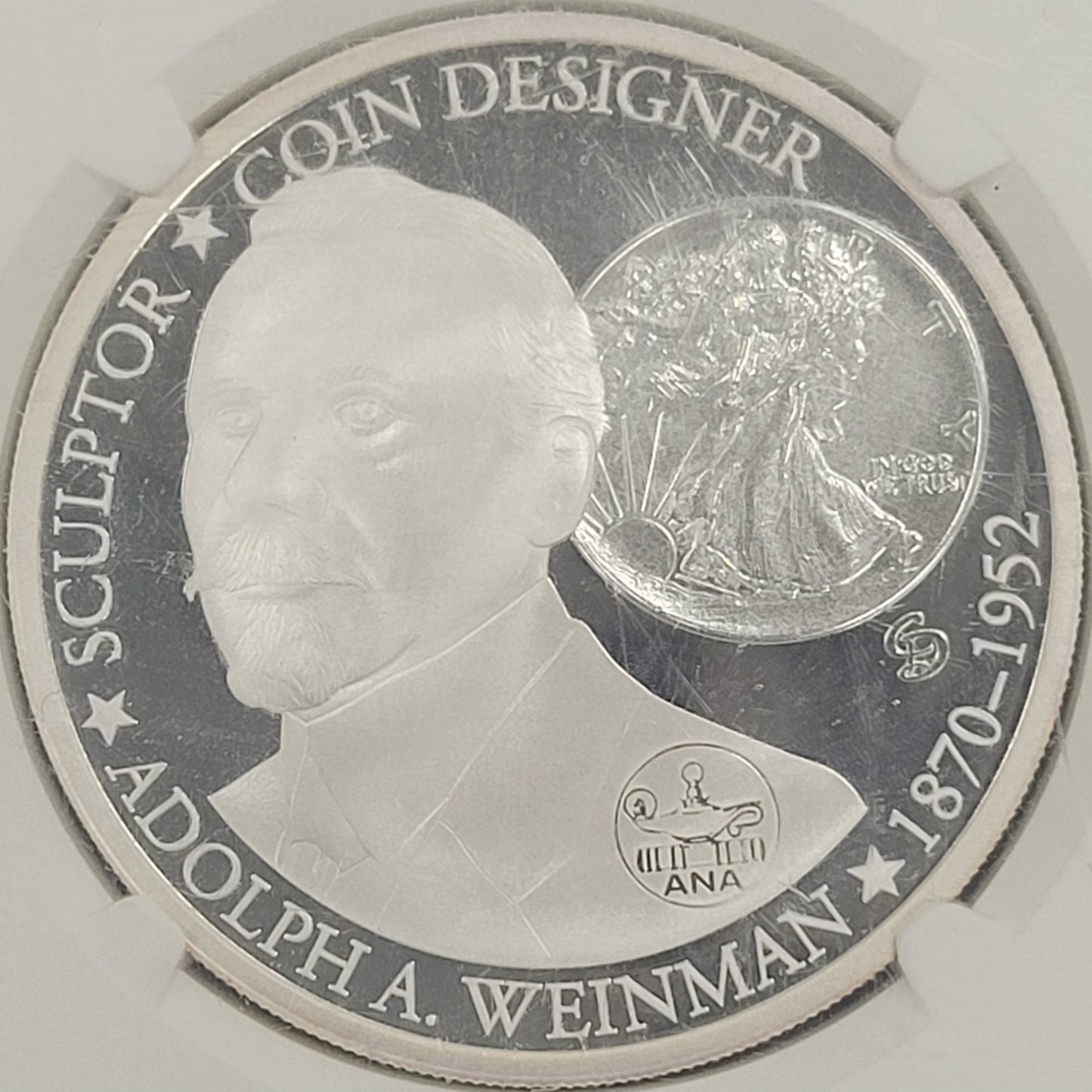2015 Adolph A. Weinman Tuvalu $1 NGC certified PF70 Ultra Cameo Early Releases