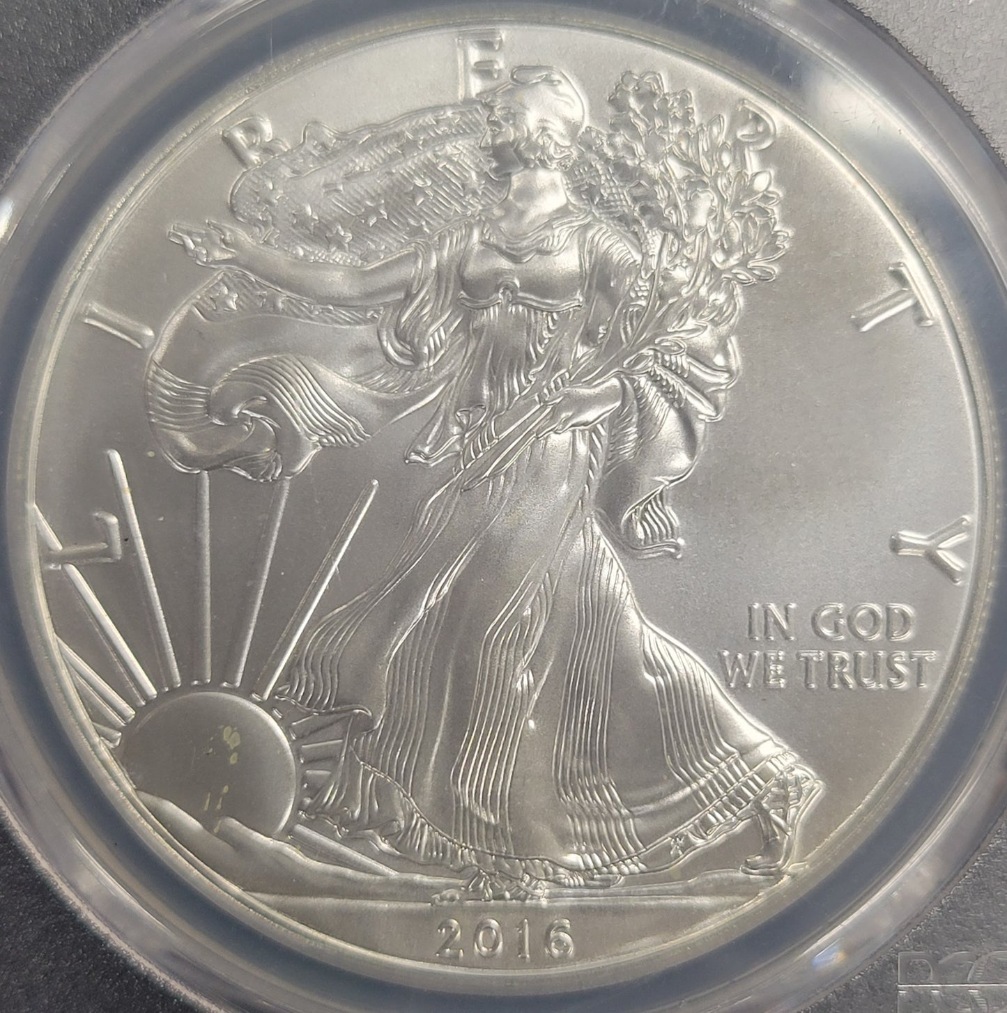 2016 American Eagle $1 30th Anniversary 1oz. Fine Silver PCGS certified MS70