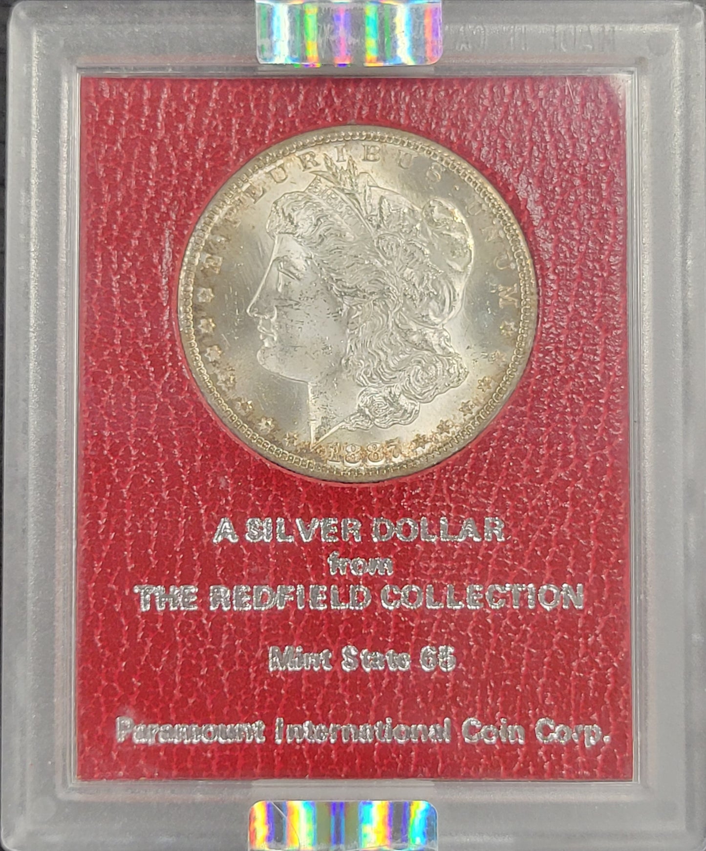 1887-S Morgan Silver Dollar Redfield Hoard NGC certified MS63