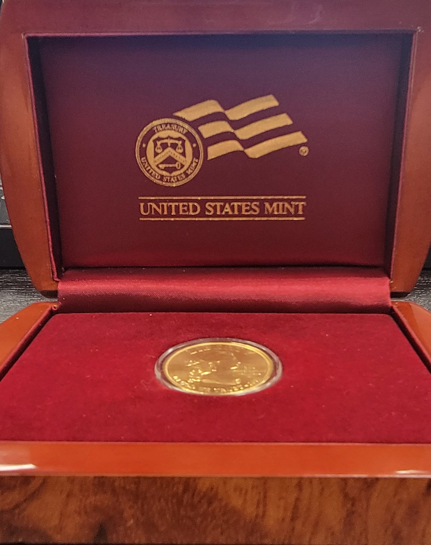 2007 First Spouse Gold Uncirculated Jefferson`s Liberty 1/2 oz. 24 kt Coin