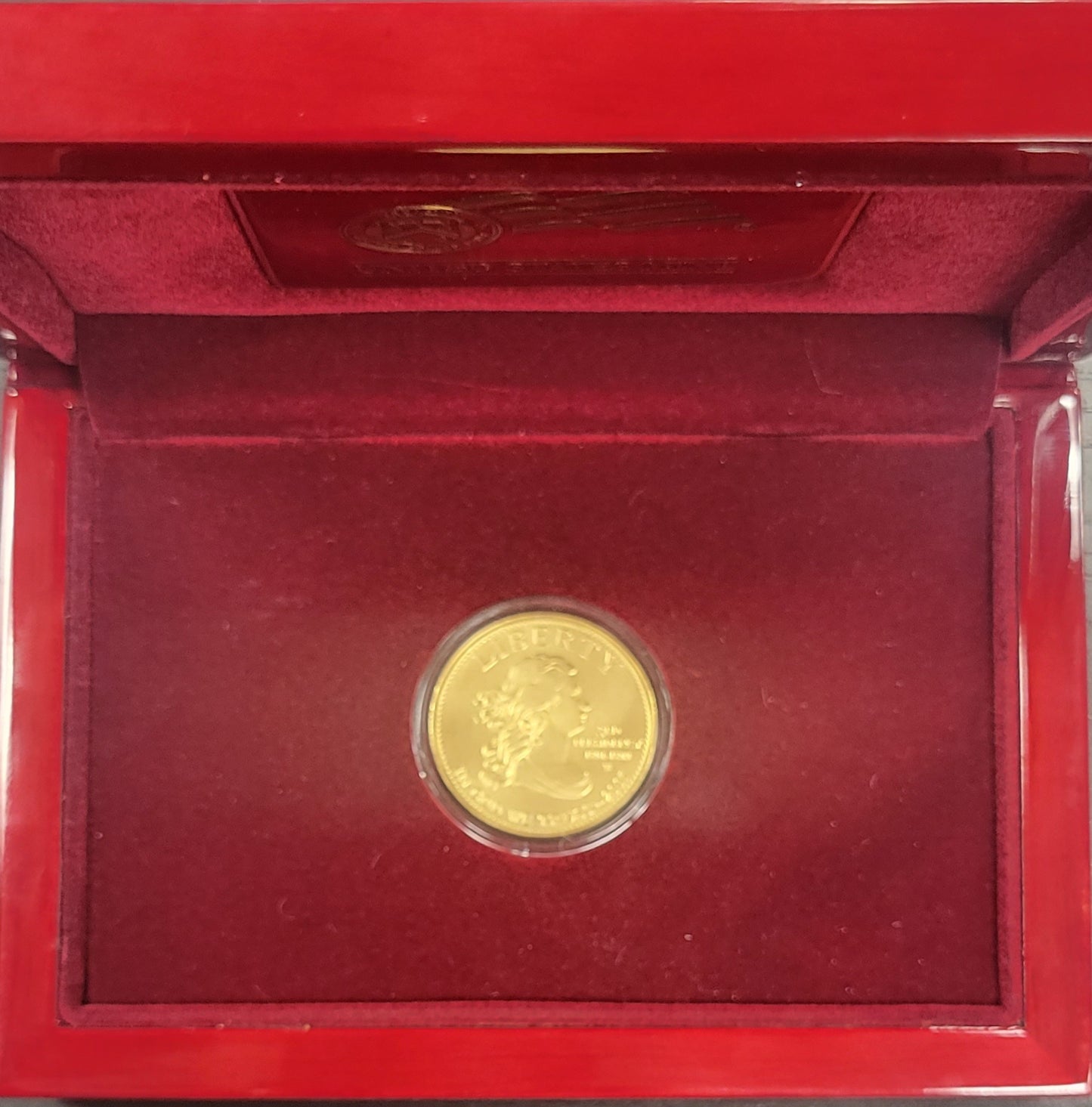 2007 First Spouse Gold Uncirculated Jefferson`s Liberty 1/2 oz 24 kt Coin