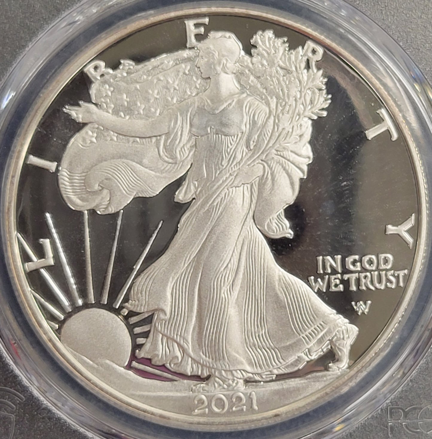 2021-S American Silver Eagle Type 2 $1 PCGS certified PR69DCAM