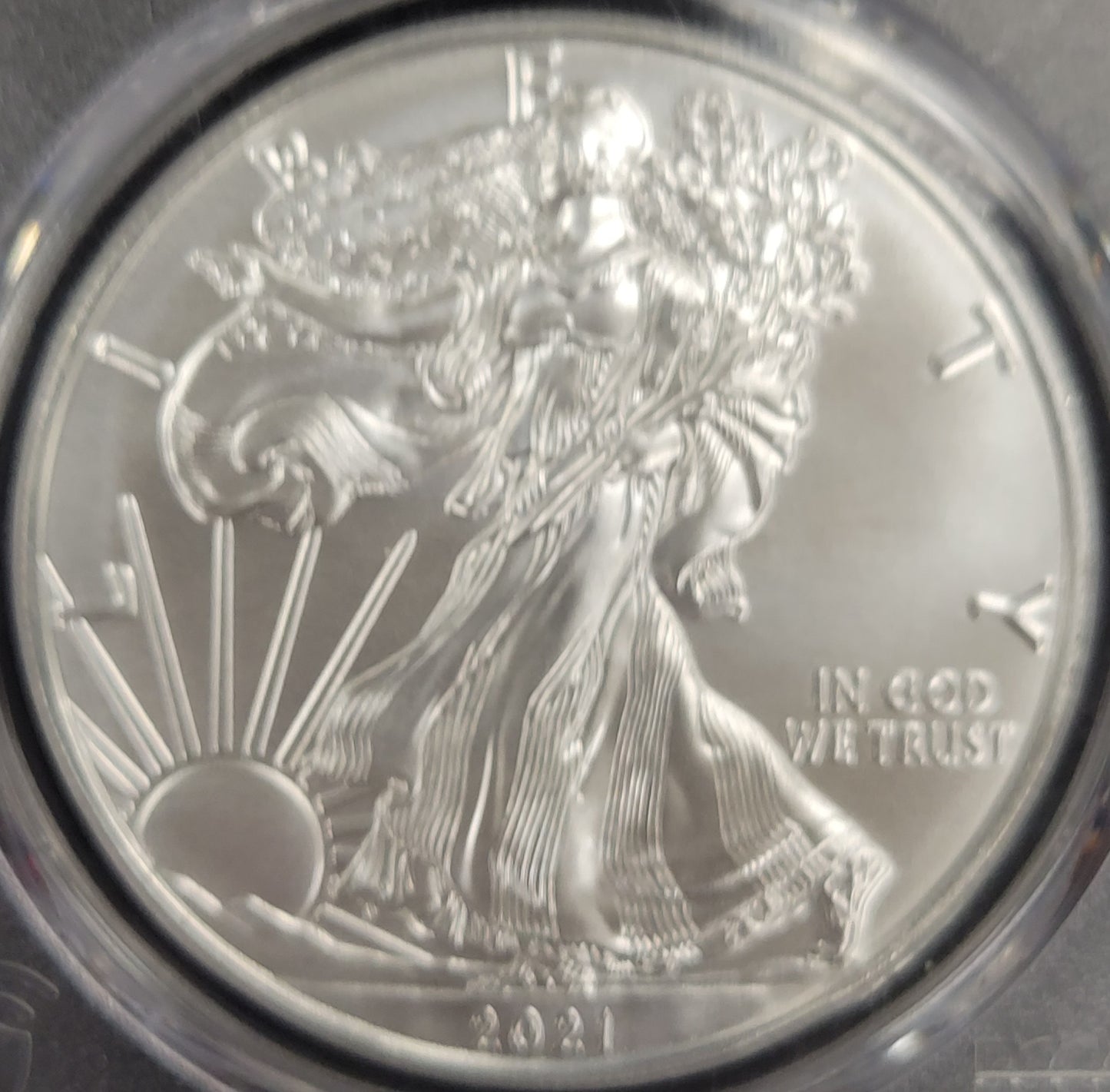 2021-S American Silver Eagle Type 1 Emergency Issue $1 PCGS certified MS70