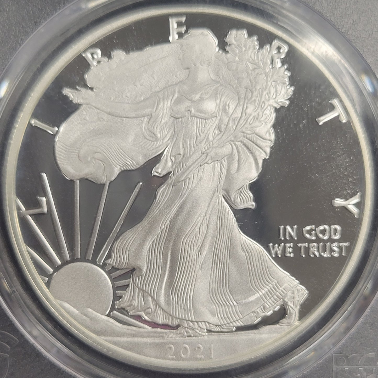 2021-W American Silver Eagle First Strike Type 1 $1 PCGS certified PR70DCAM