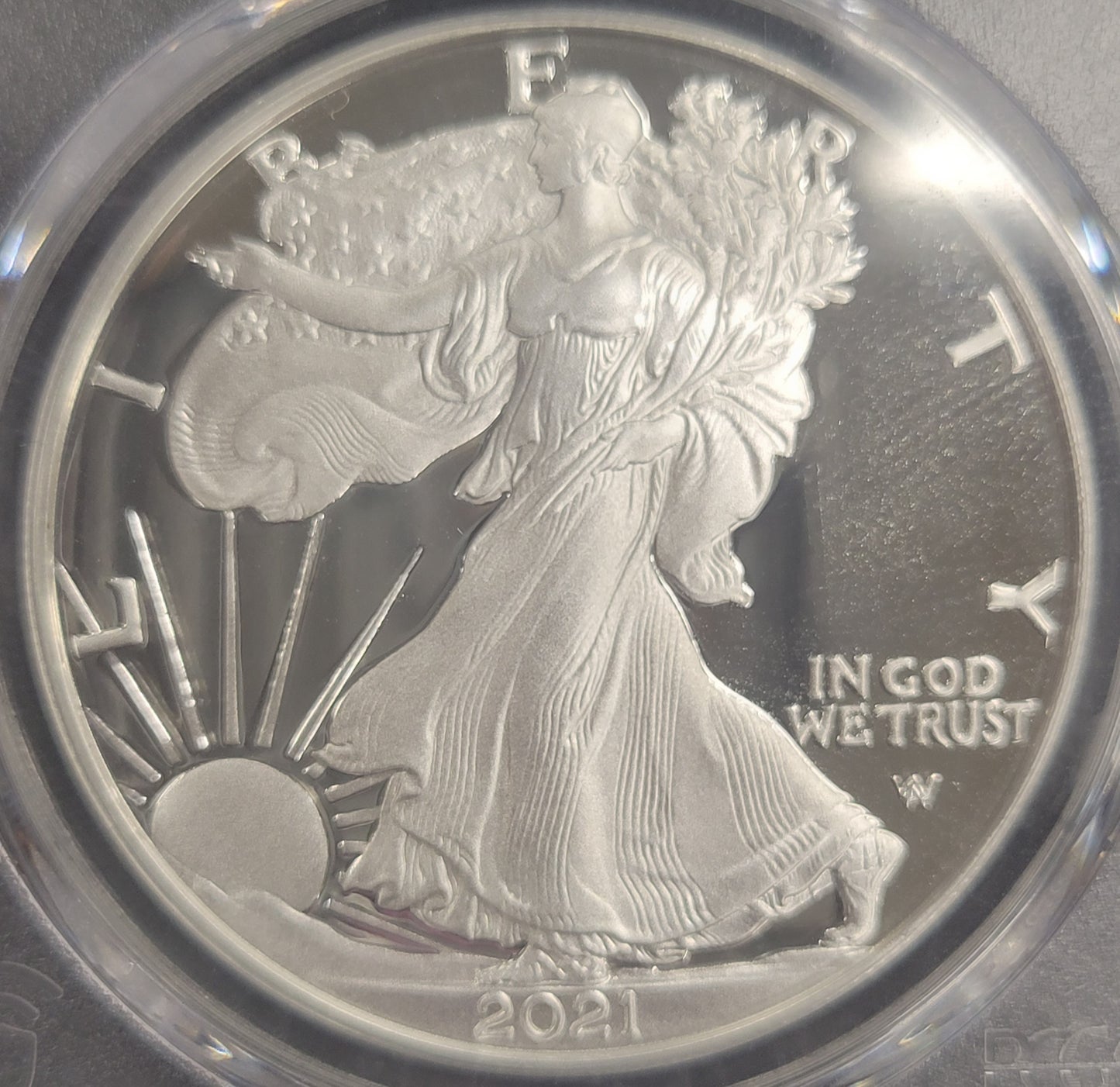 2021-S American Silver Eagle First Strike Type 2 $1 PCGS certified PR70DCAM