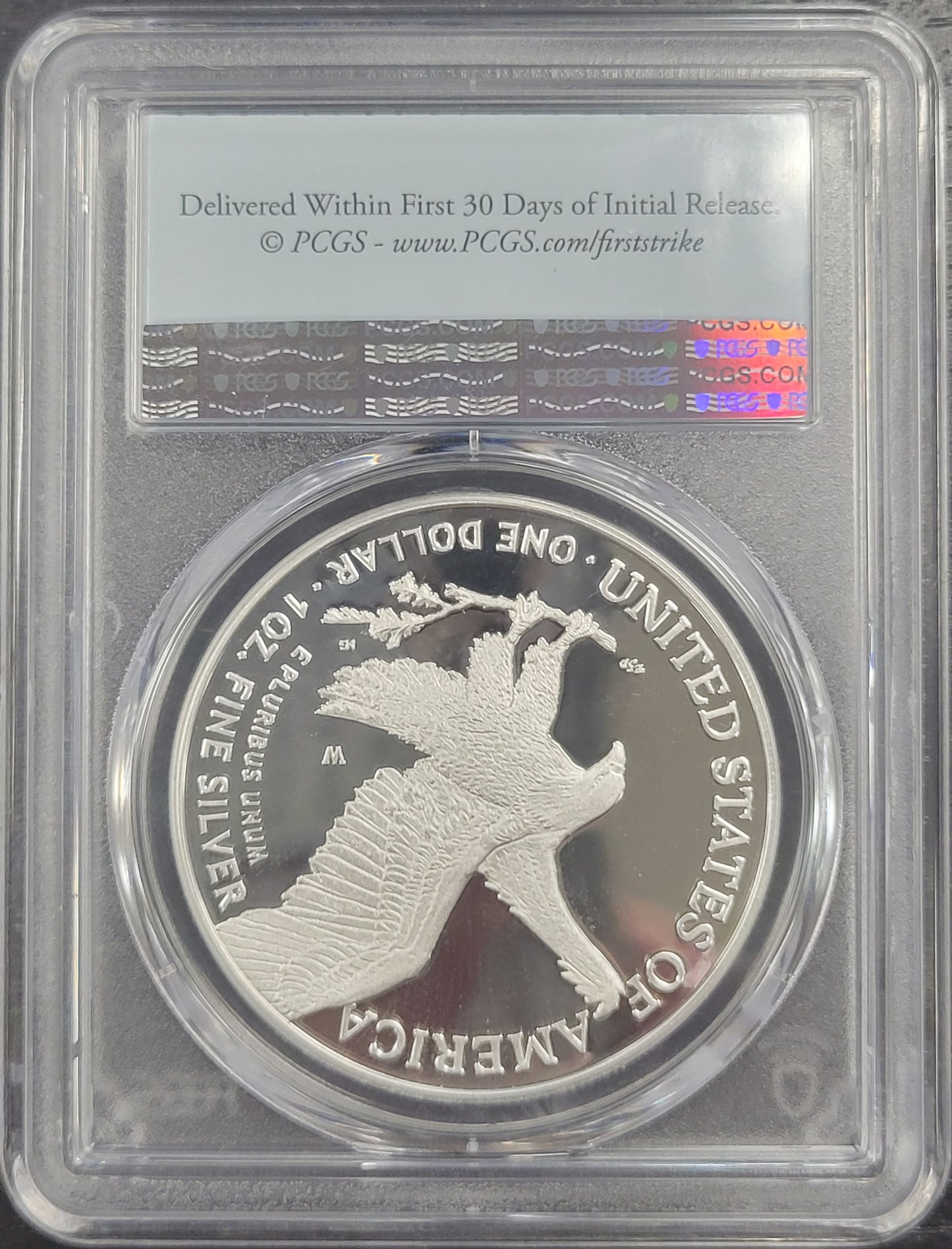 2023-W American Silver Eagle First Strike $1 PCGS certified PR70DCAM