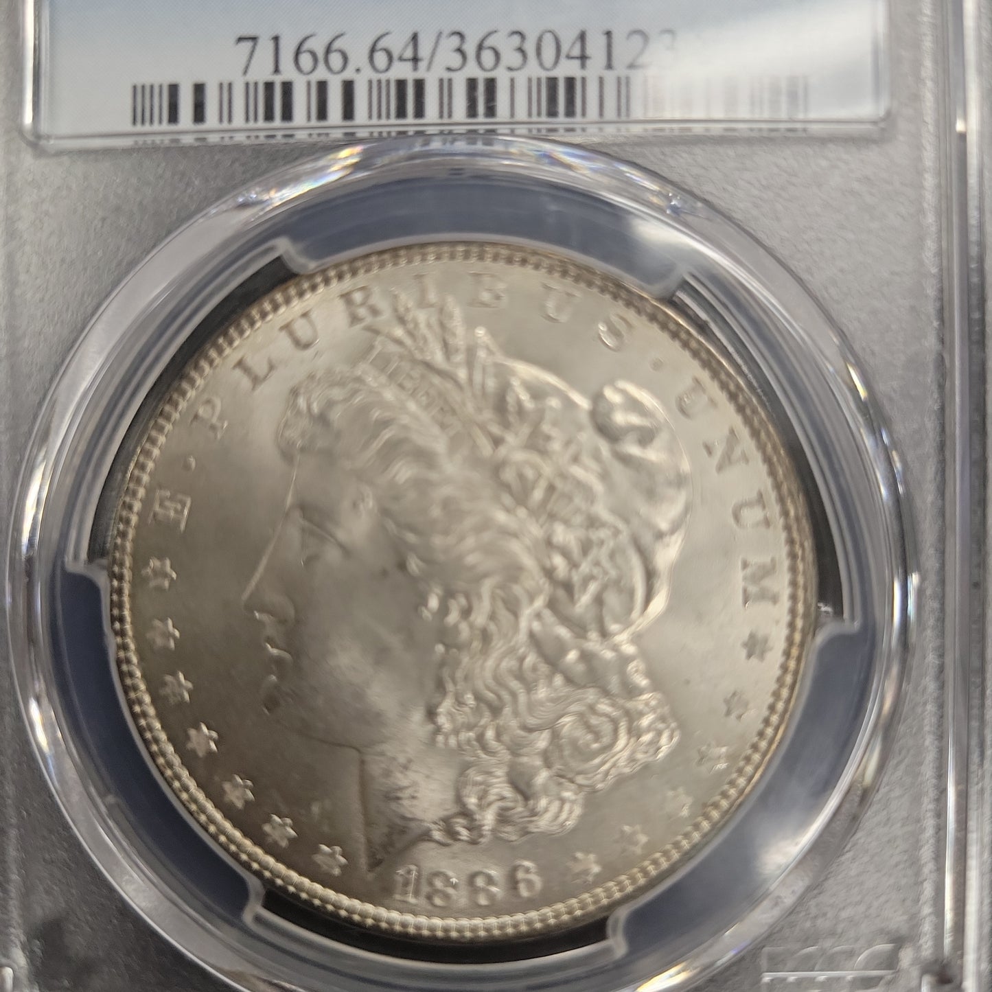 1886 Morgan Silver Dollar PCGS MS64