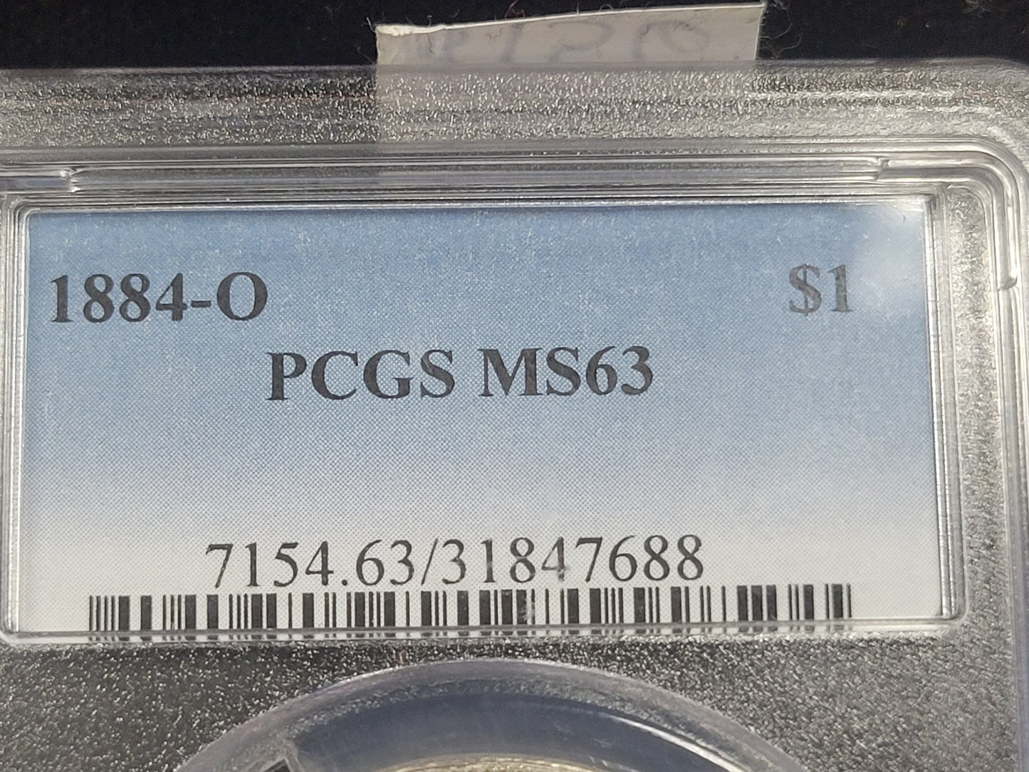 1884-O Morgan Silver Dollar PCGS MS63