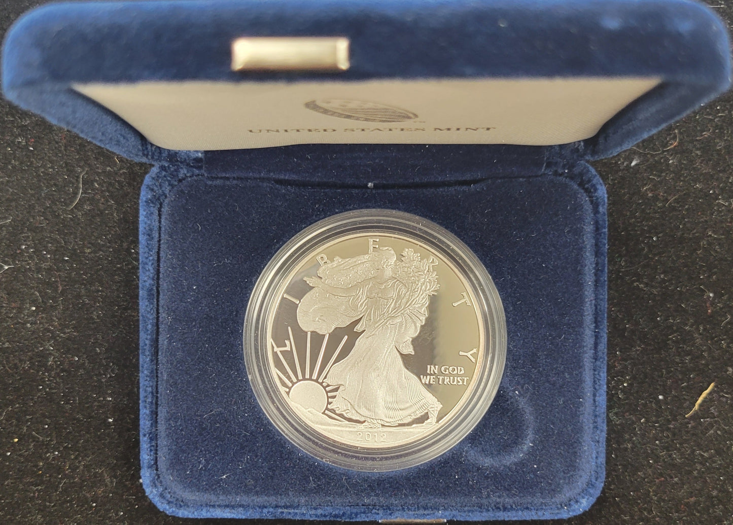 2012 American Eagle One Ounce Silver Proof Standing Liberty $1
