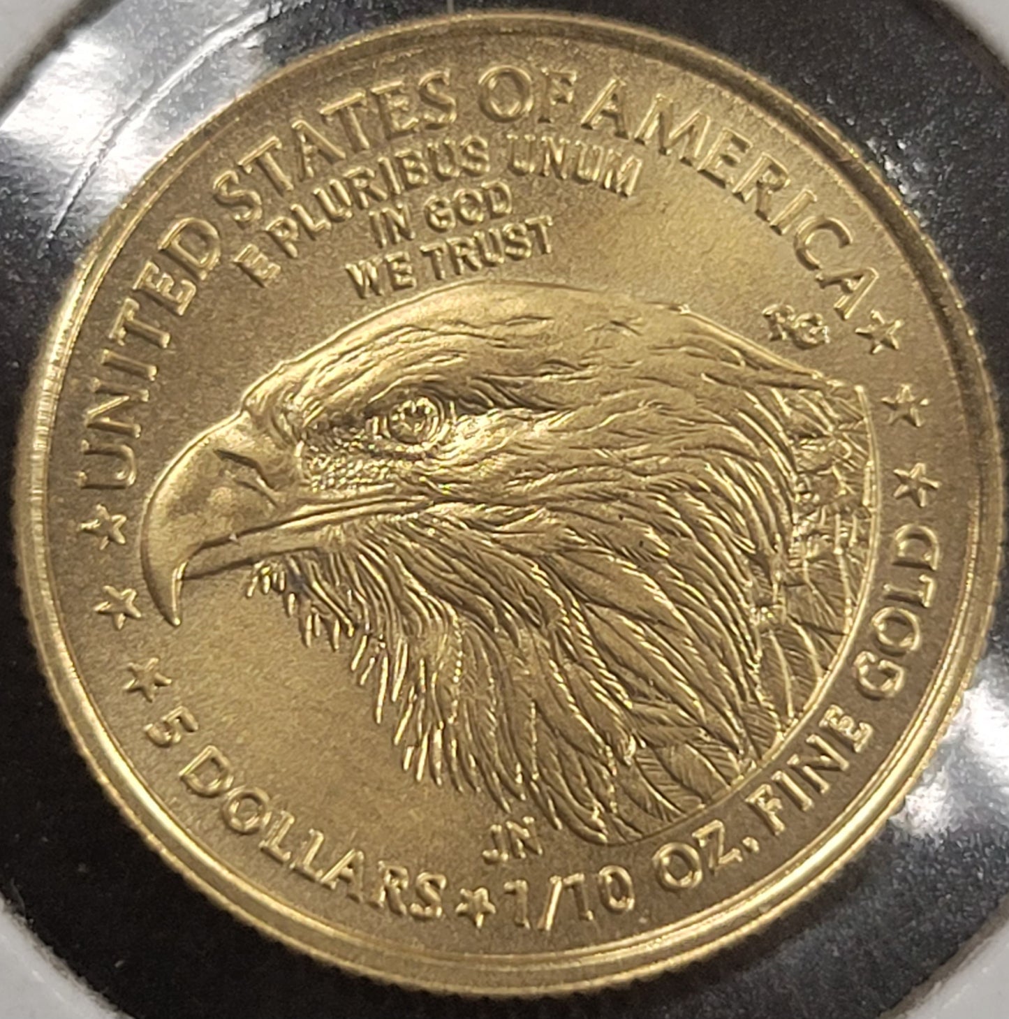 2022 1/10 oz Gold American Eagle Standing Liberty $5