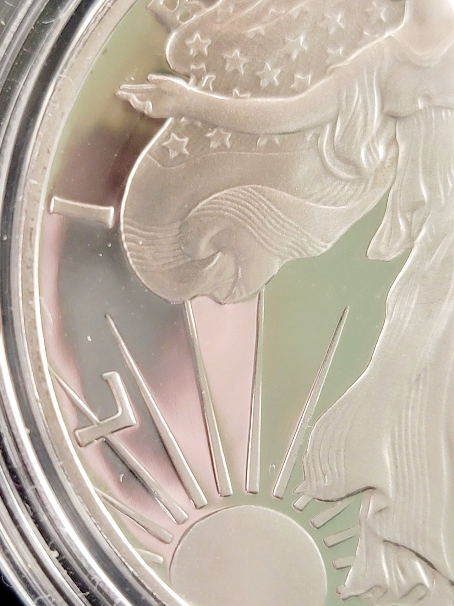 1990-S Silver American Eagle Dollar, Standing Liberty, Proof, Uncirculated, Uncertified