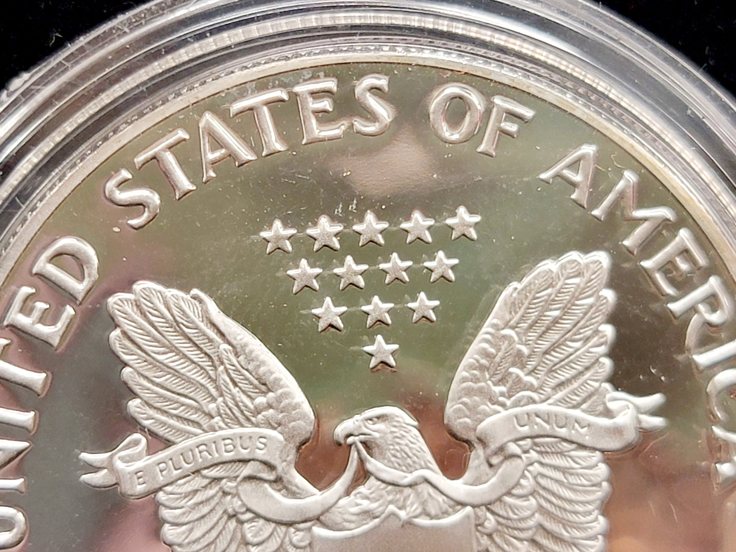 1990-S Silver American Eagle Dollar, Standing Liberty, Proof, Uncirculated, Uncertified
