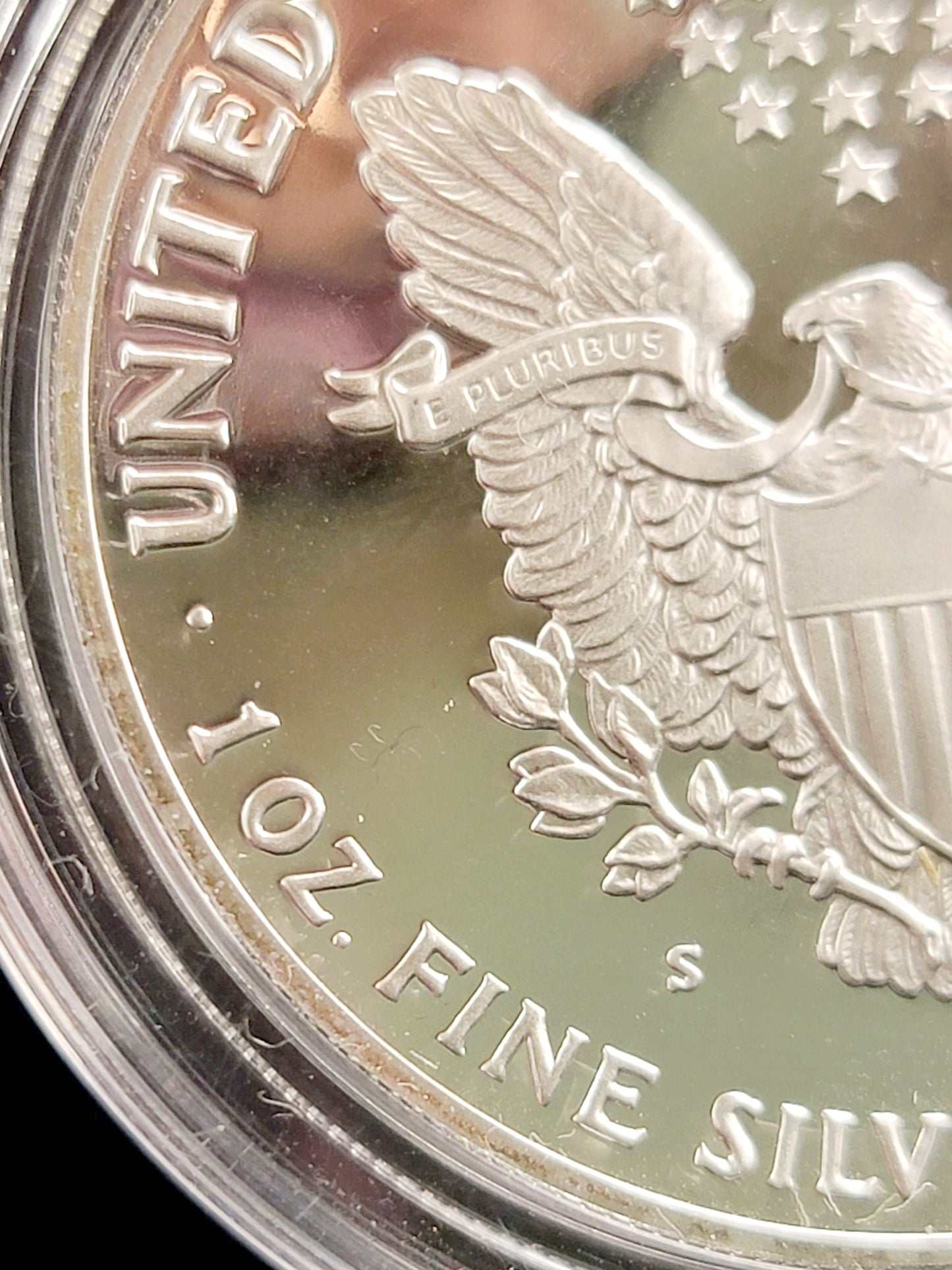 1990-S Silver American Eagle Dollar, Standing Liberty, Proof, Uncirculated, Uncertified