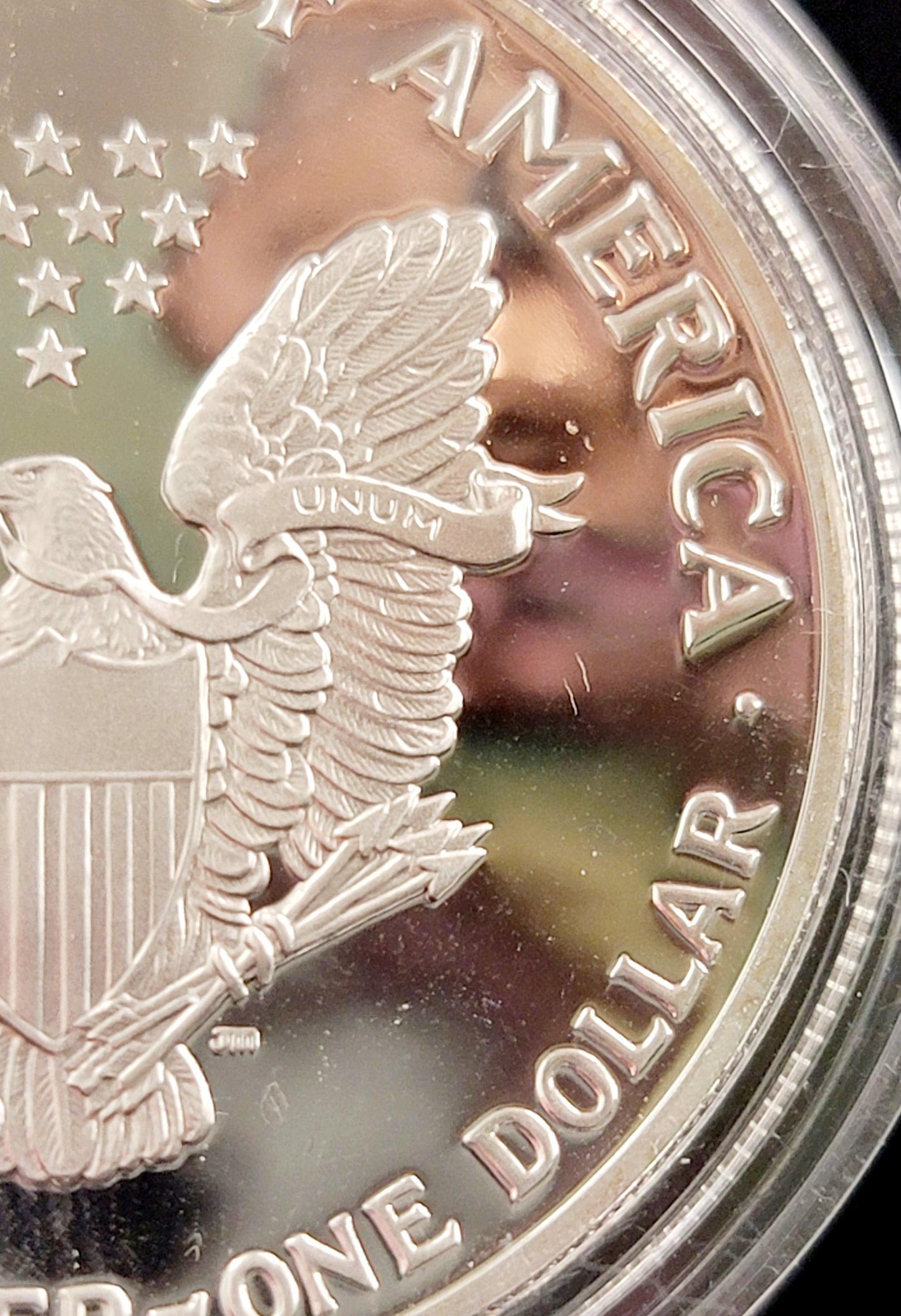 1990-S Silver American Eagle Dollar, Standing Liberty, Proof, Uncirculated, Uncertified