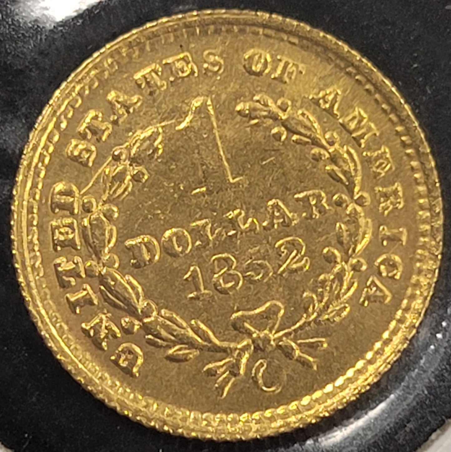 1852-O $1 Liberty Head Gold Coin