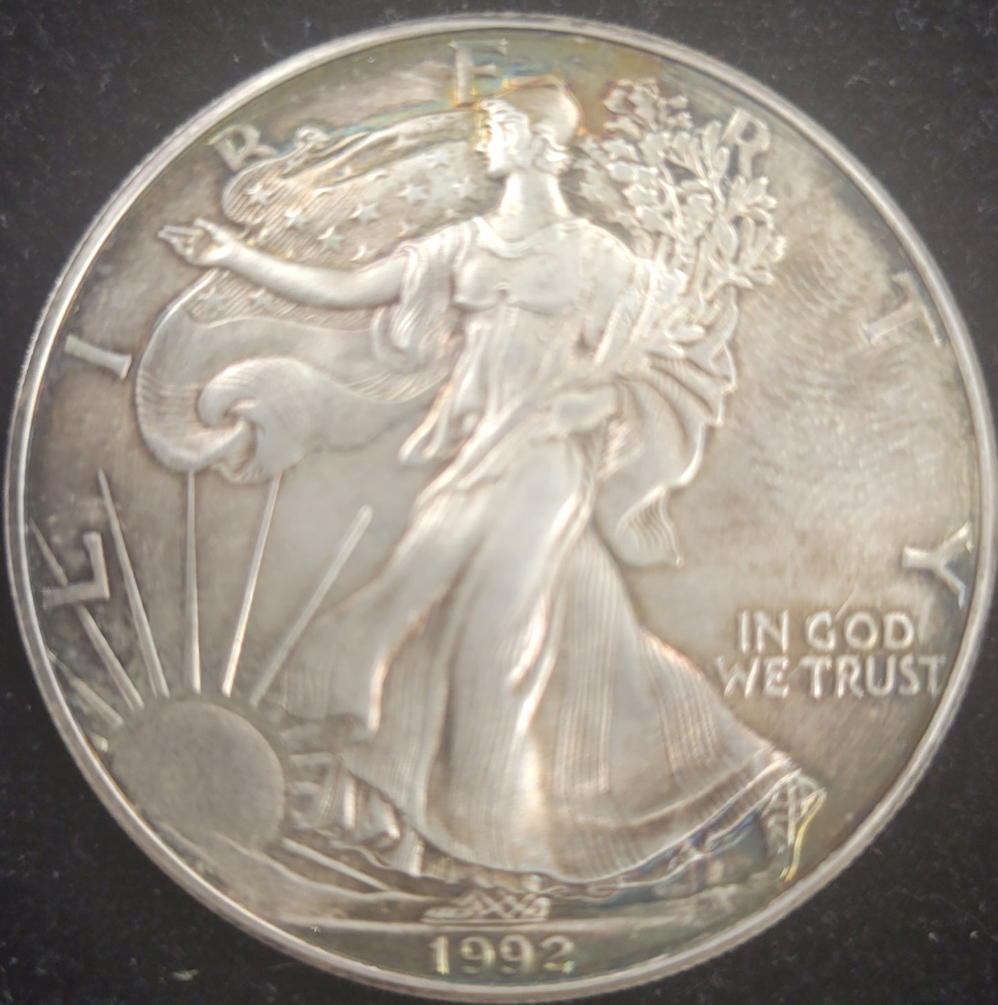 1992 American Eagle Standing Liberty $1 Silver Dollar Coin