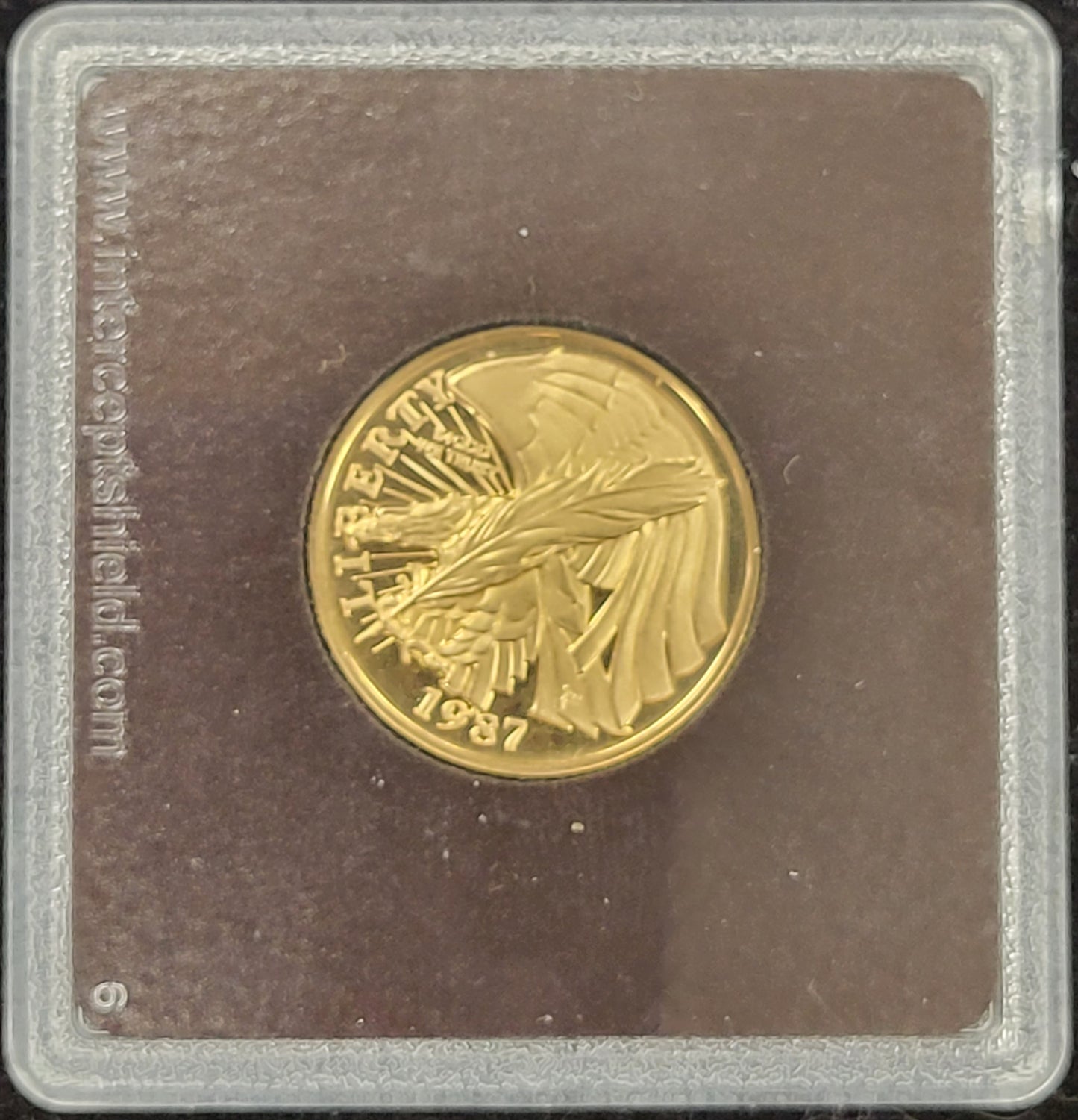 1987-W $5 Constitution, DCAM Modern Gold Commemorative Proof Coin