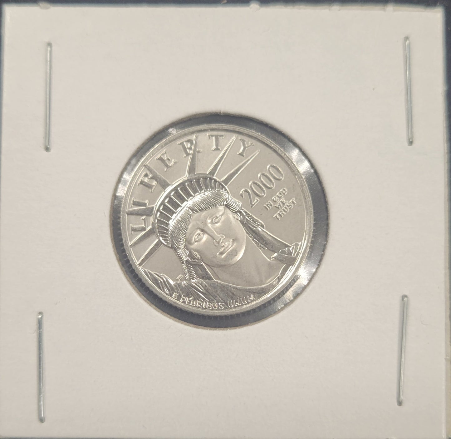 2000 1/4 oz .9995 Platinum Liberty Statue of Liberty $25