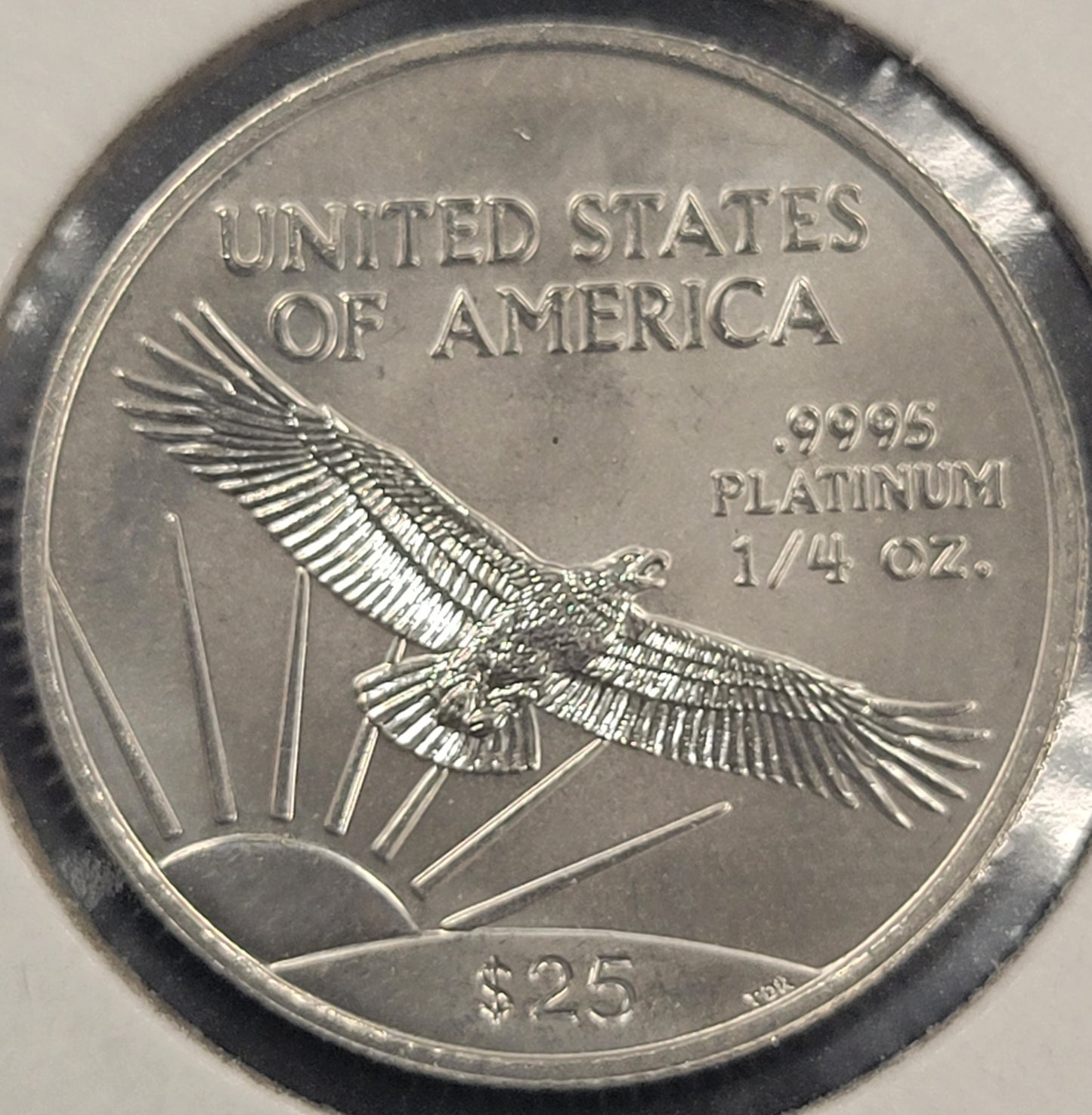 2001 American Eagle Statue of Liberty $25 1/4oz .9995 Platinum