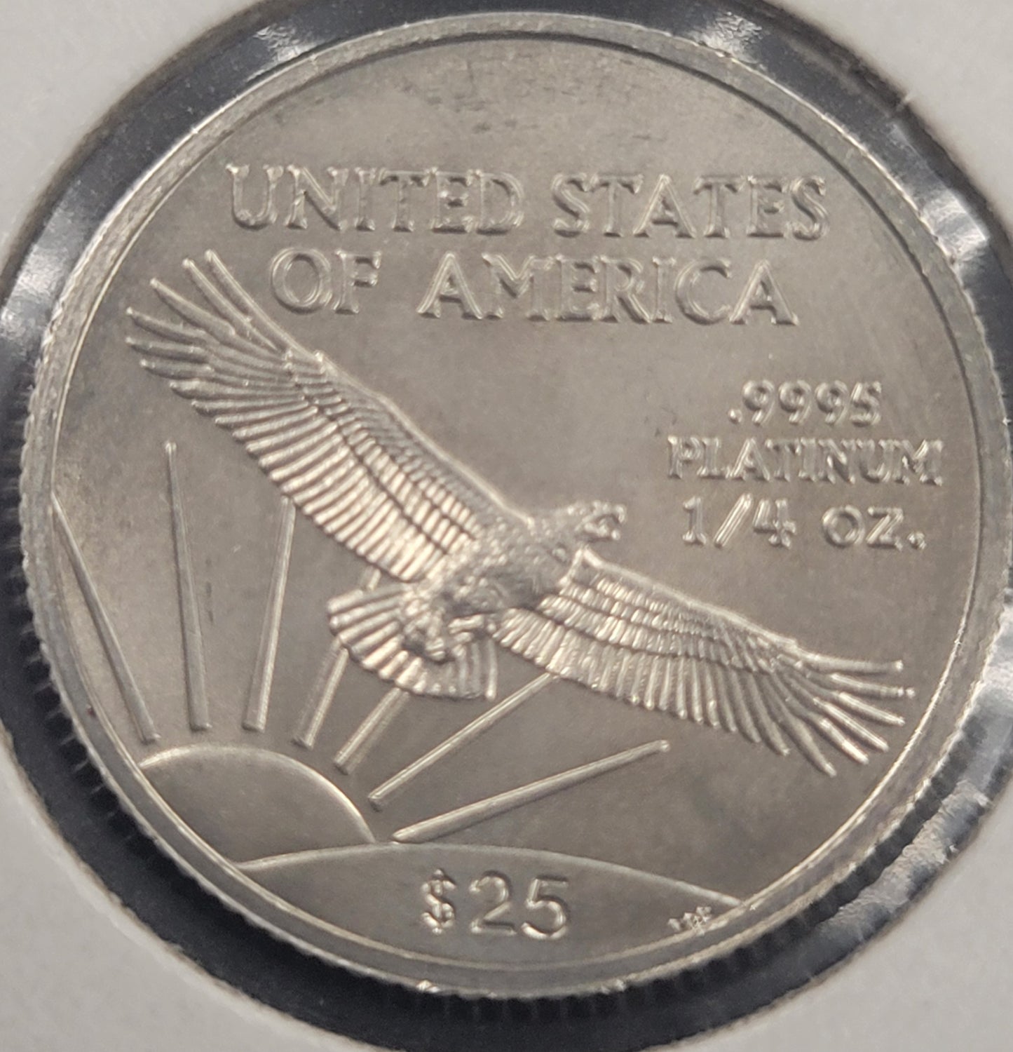 2007 American Eagle Statue of Liberty $25 1/4 oz .9995 Platinum Coin