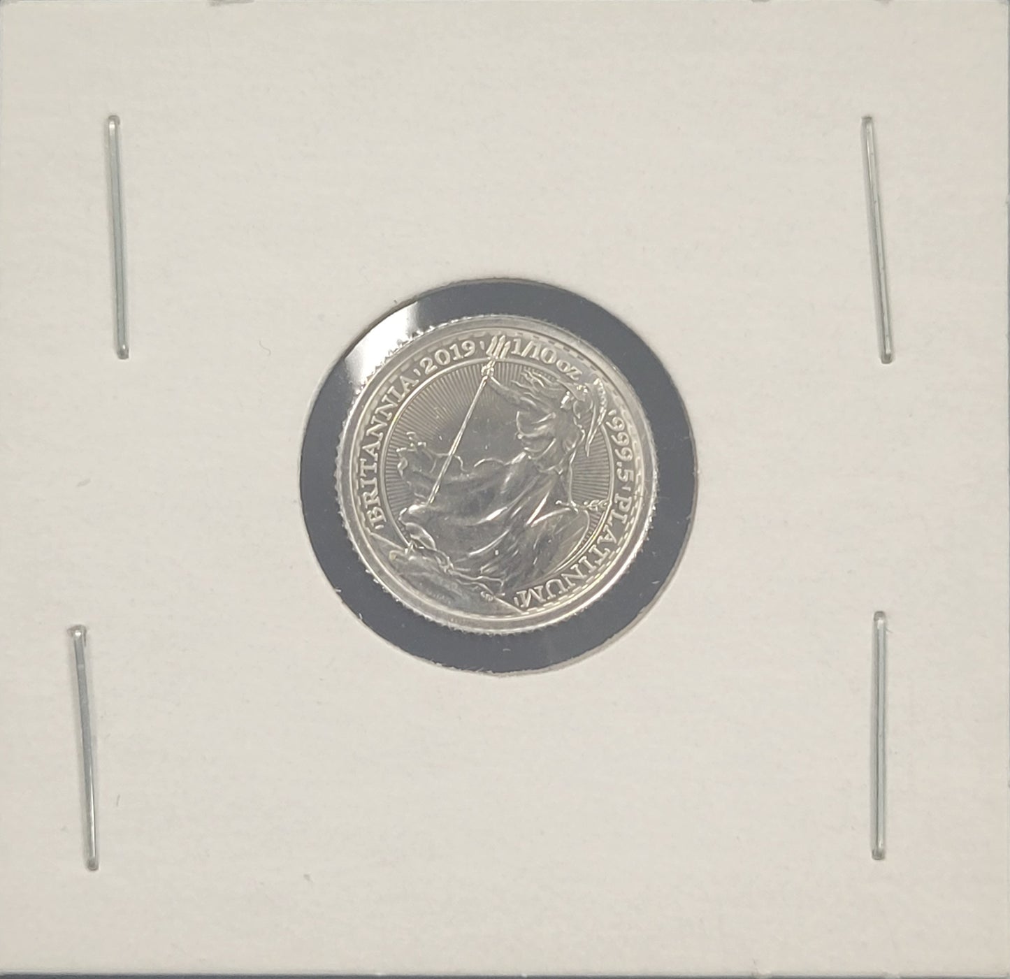 2019 1/10 oz 999.5 Platinum Britannia Coin