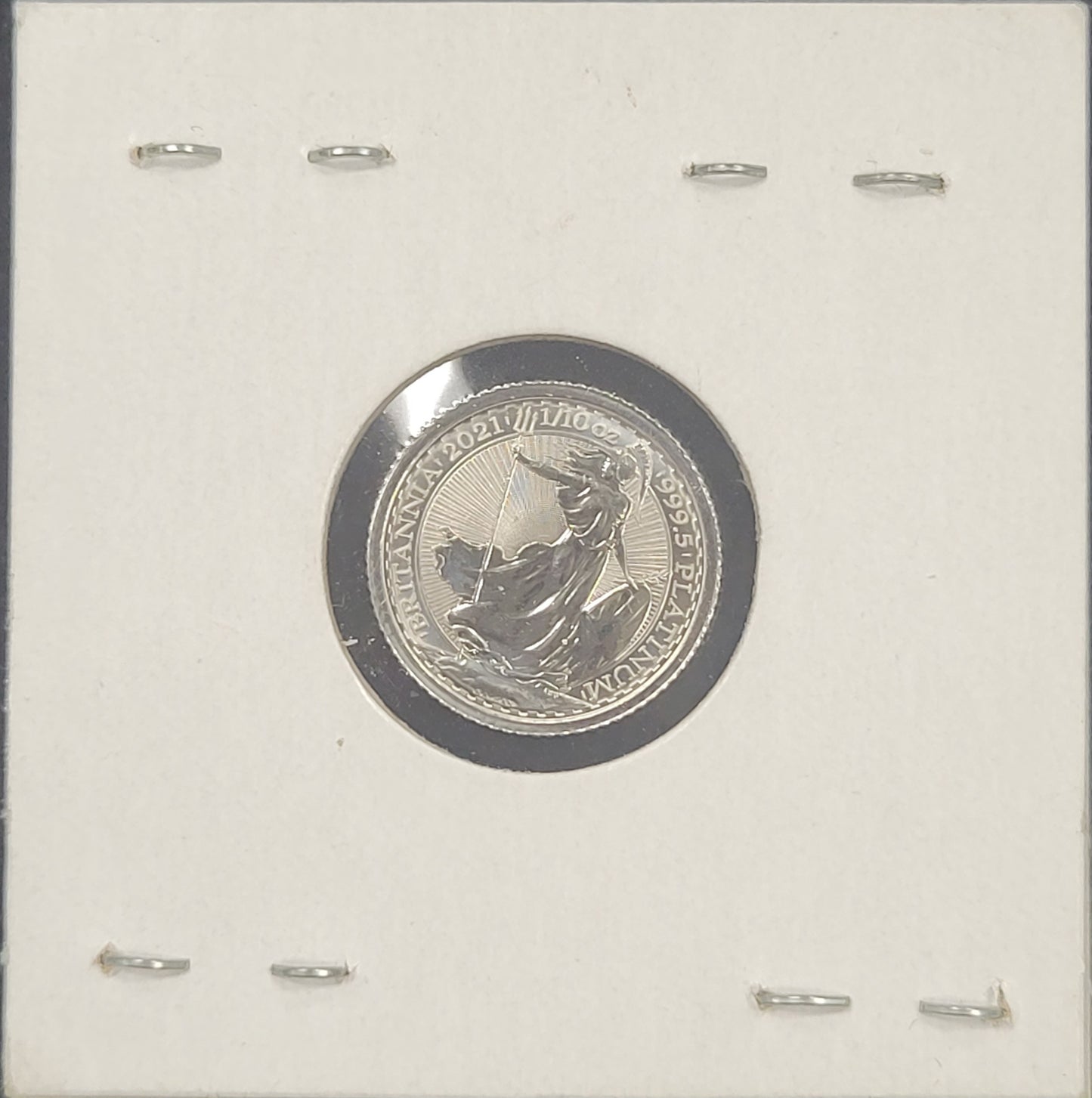 2021 1/10 oz 999.5 Platinum Britannia Coin