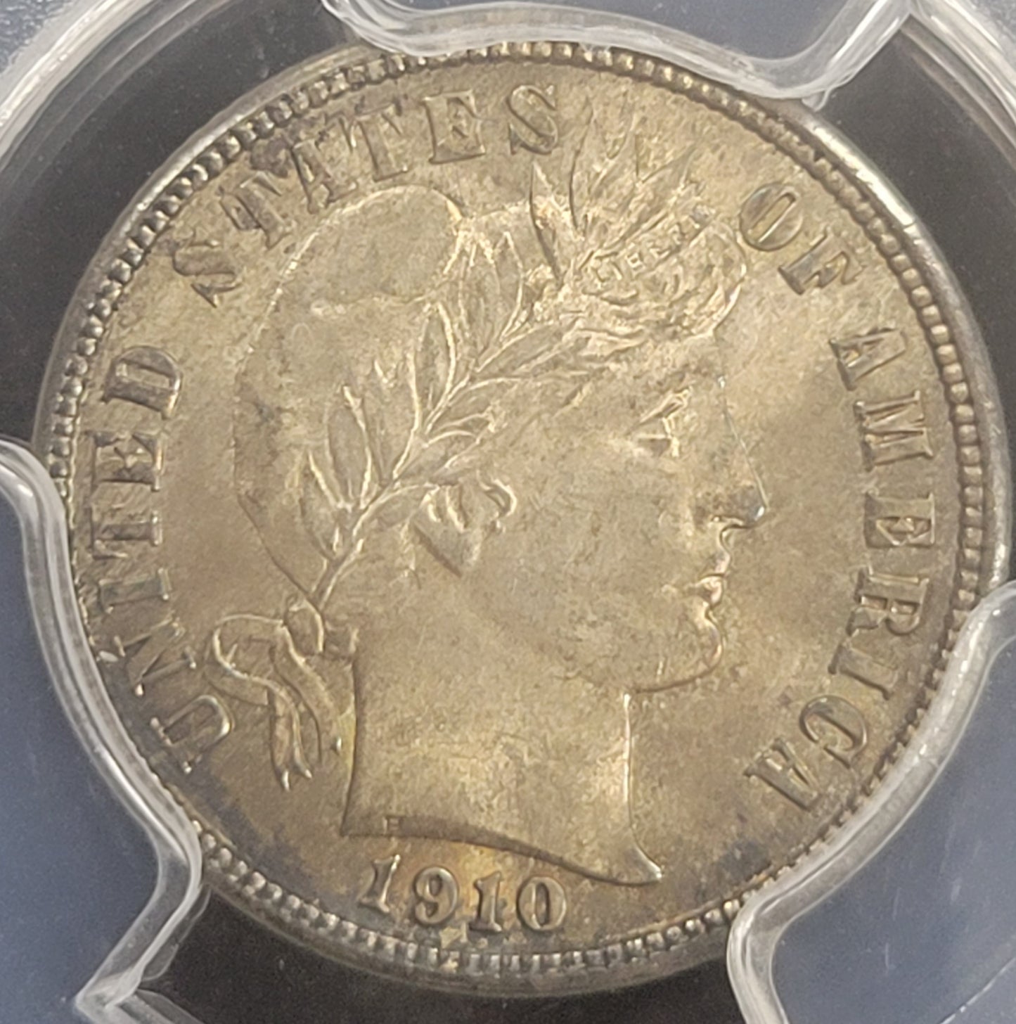 1910 Barber Dime 10c PCGS certified MS63