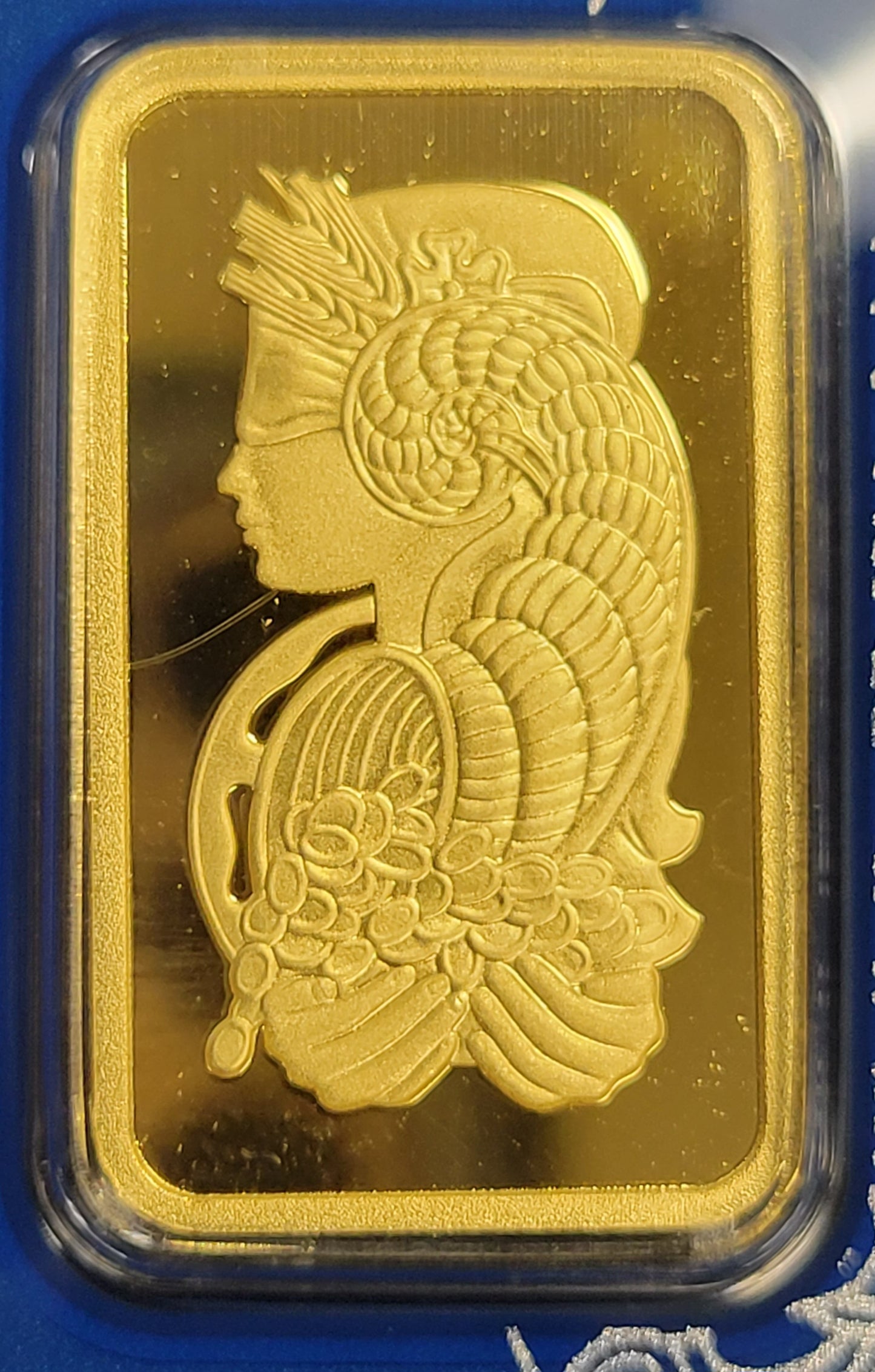 10 gram PAMP Fine Gold Bar (W/ Assayer certification and sealed and certified card case)