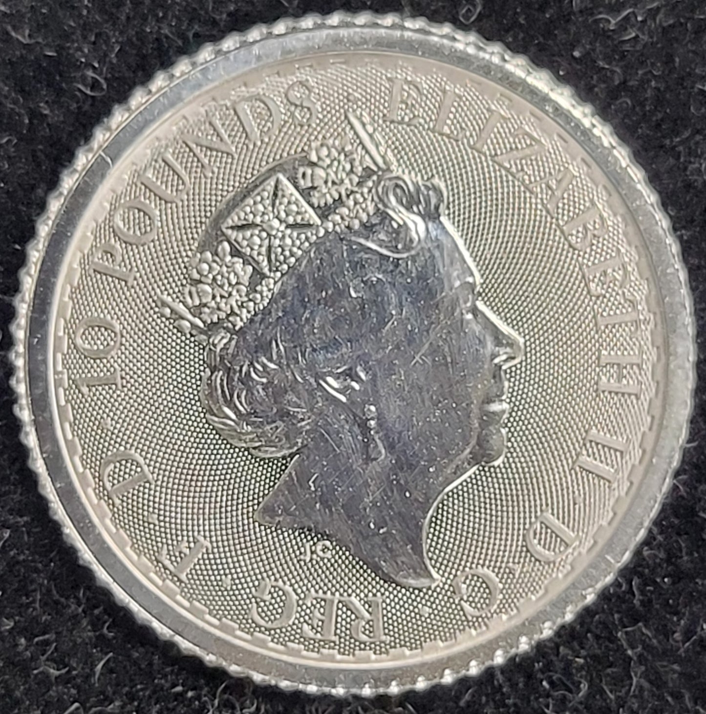 2022 1/10oz. 999.5 Platinum Britannia 10 pounds Coin