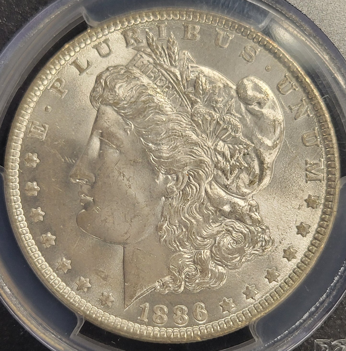 1886 Morgan Silver Dollar $1 PCGS certified MS64
