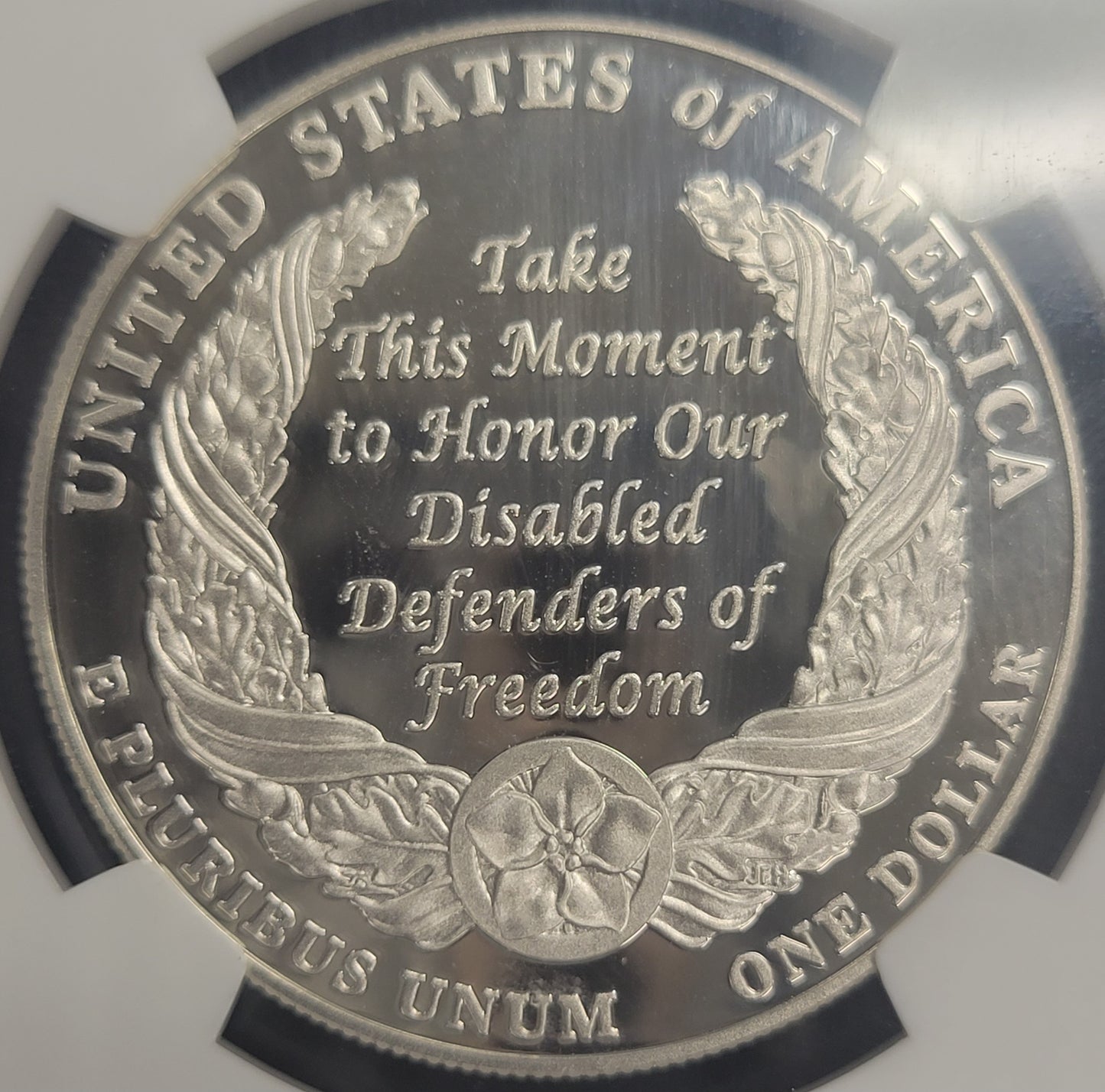 2010-W Disabled Veterans $1 NGC certified PF70 Ultra Cameo