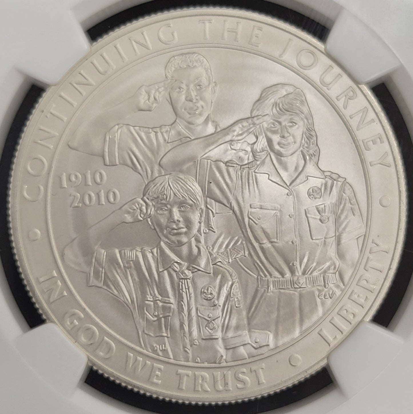 2010-P Boy Scouts $1 NGC certified MS69