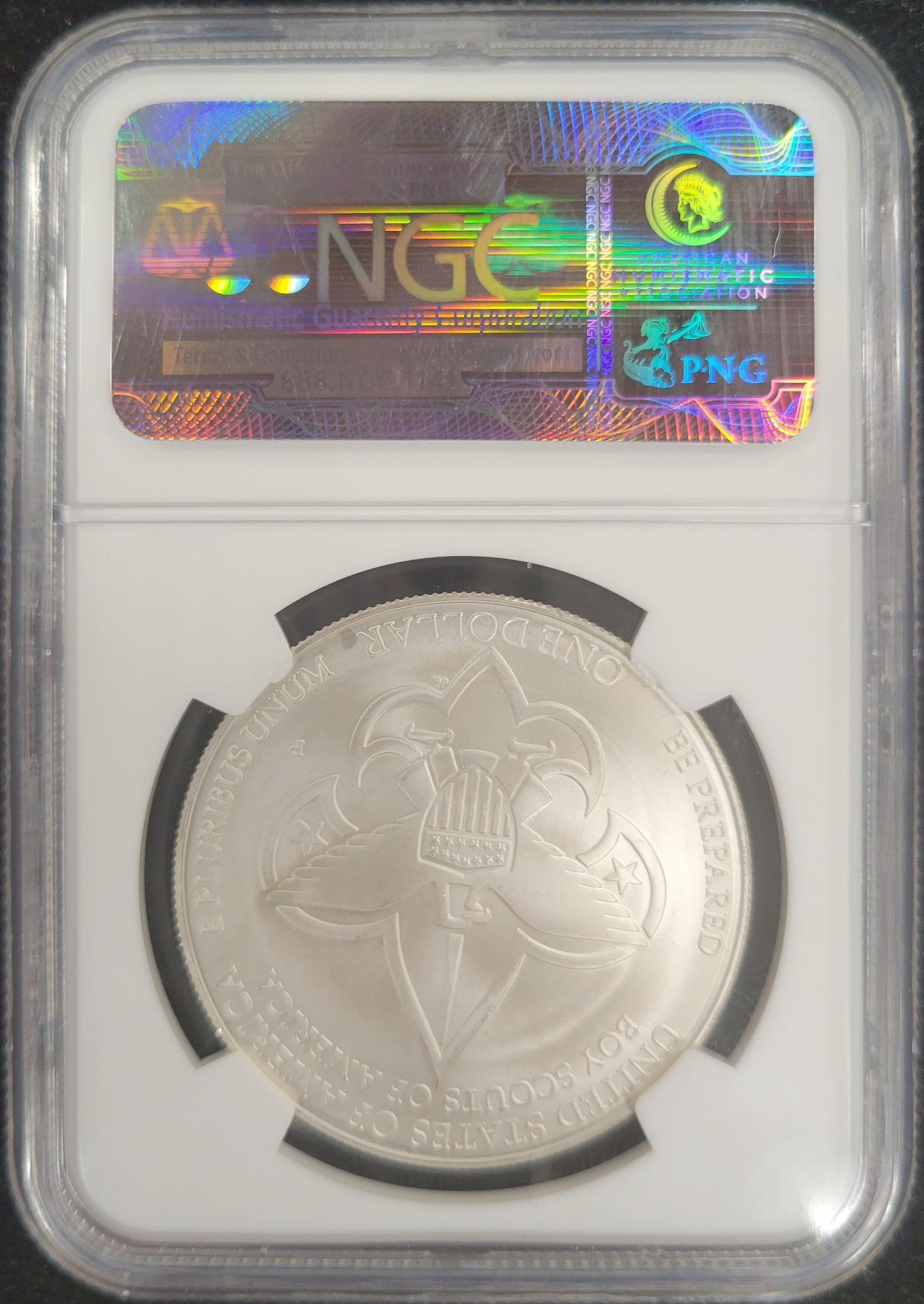 2010-P Boy Scouts $1 NGC certified MS69