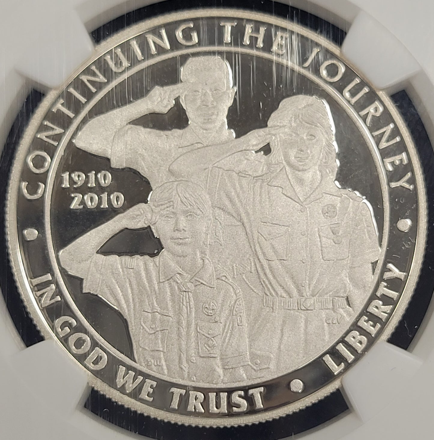 2010-P Boy Scouts $1 Bullion NGC certified PF70 Ultra Cameo