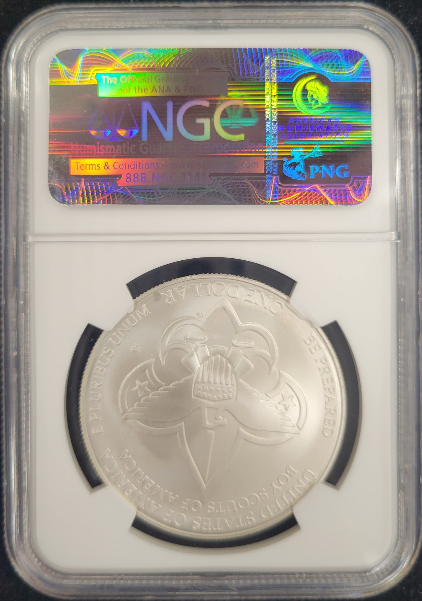 2010-P Boy Scouts $1 Bullion NGC certified MS70