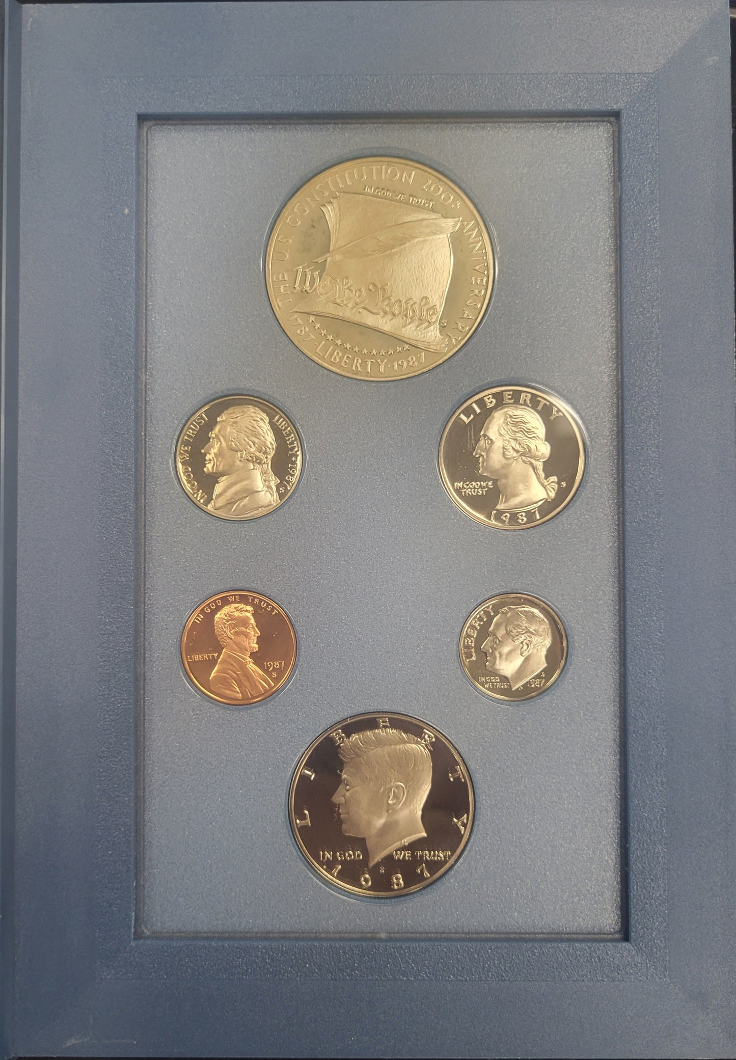 1987-S United States Constitution Coin Prestige Set