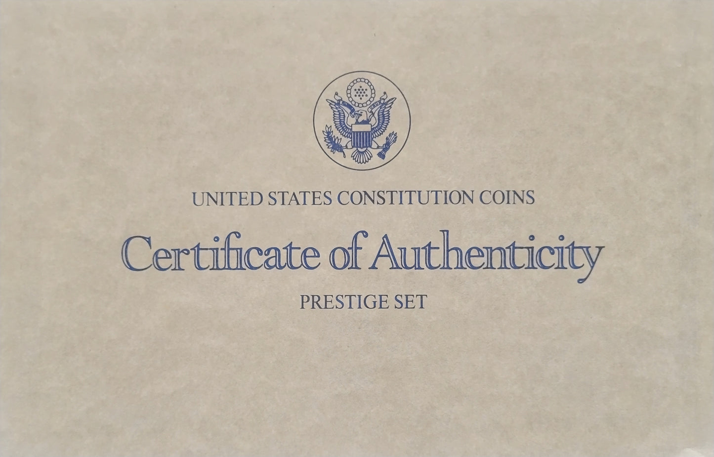 1987-S United States Constitution Coin Prestige Set