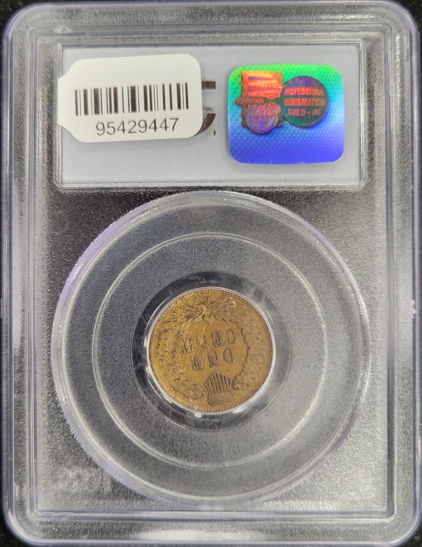 1908-S Indian head Penny 1c PCGS certified XF40
