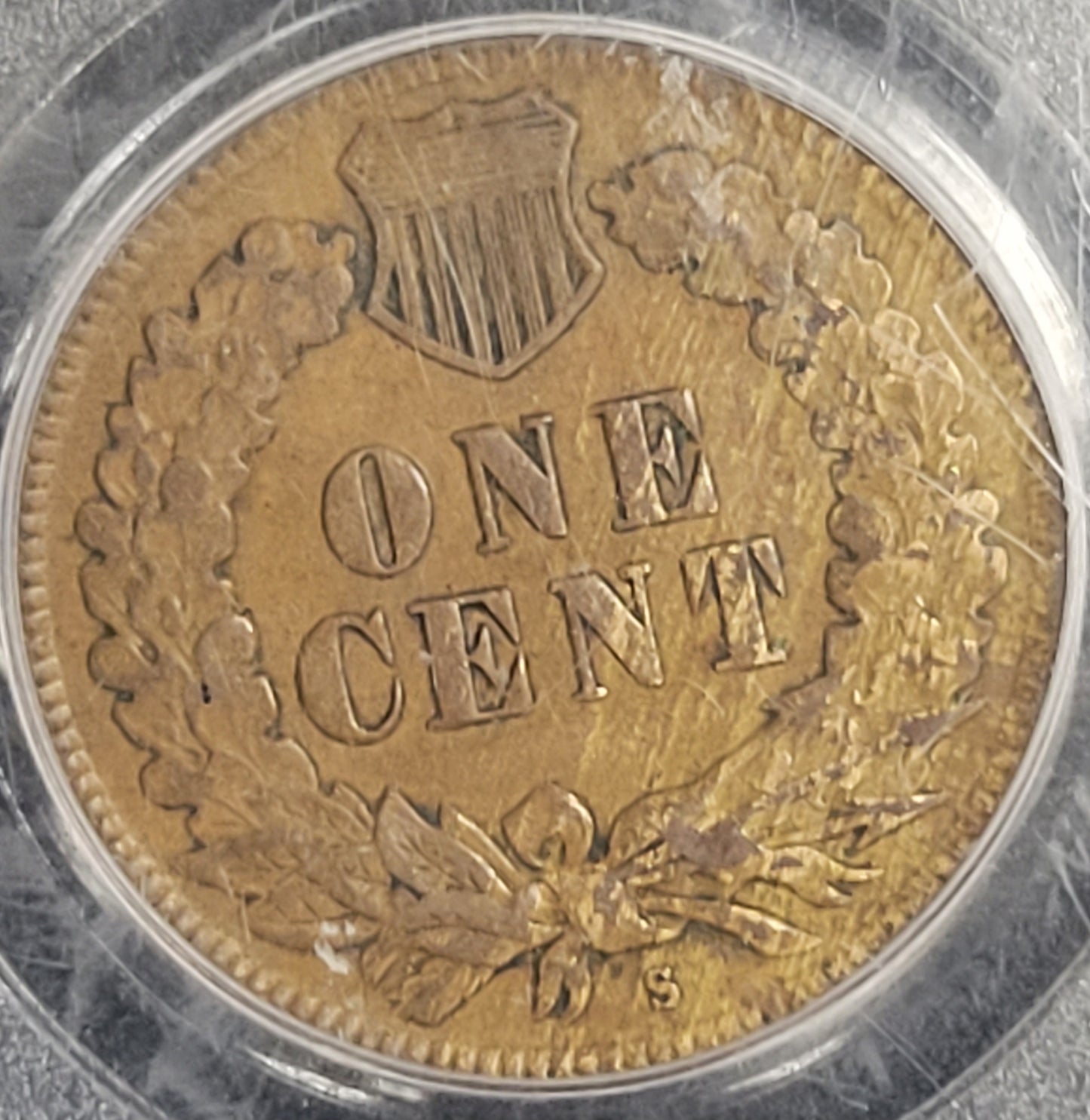 1908-S Indian head Penny 1c PCGS certified XF40