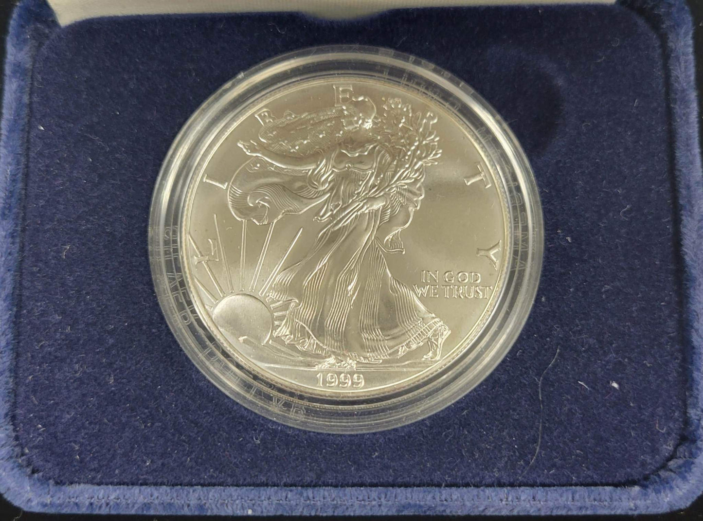 1999 American Eagle One Ounce Silver Proof Standing Liberty Coin