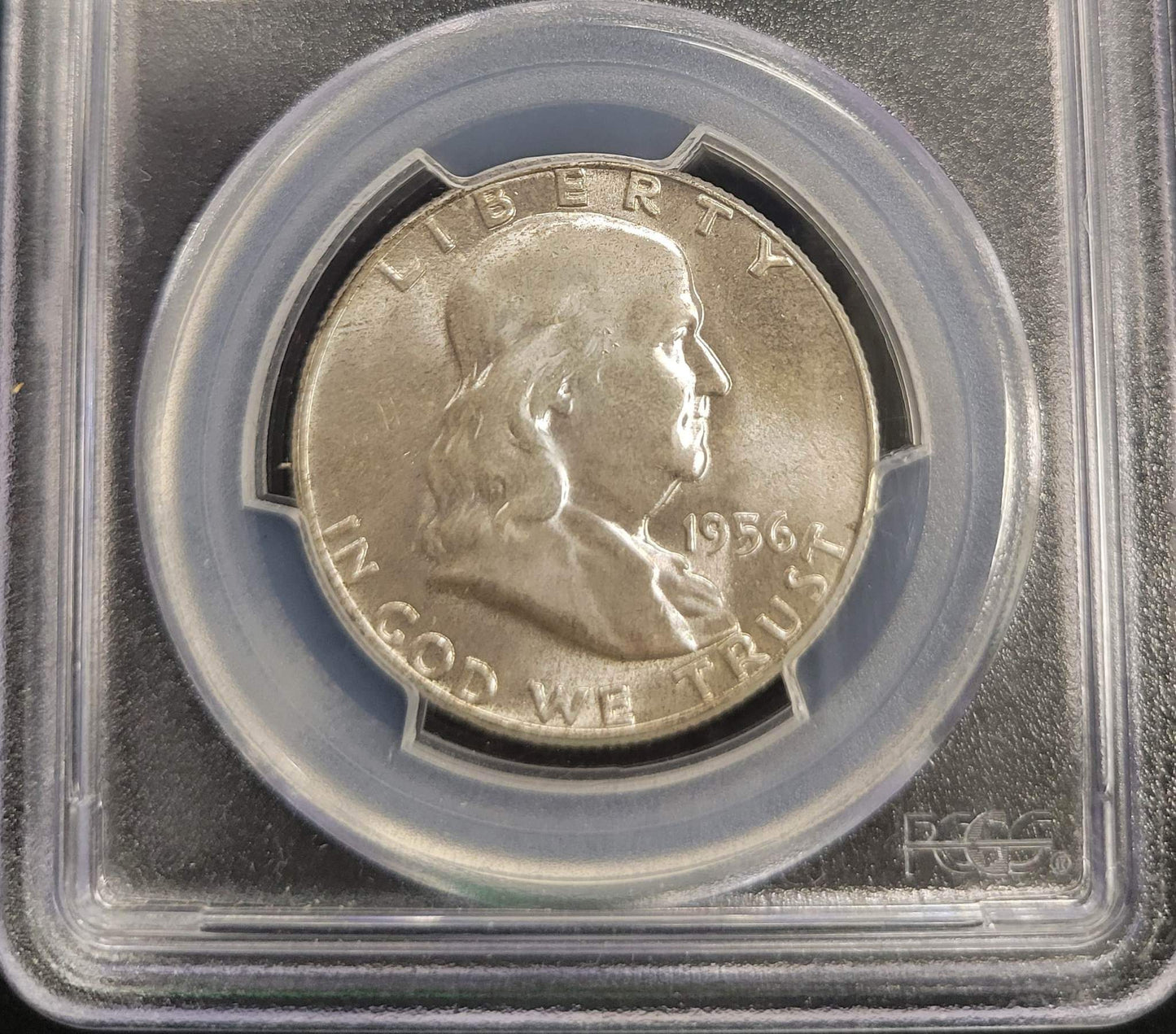 1956 Franklin Silver Half Dollar PCGS MS65 .50c