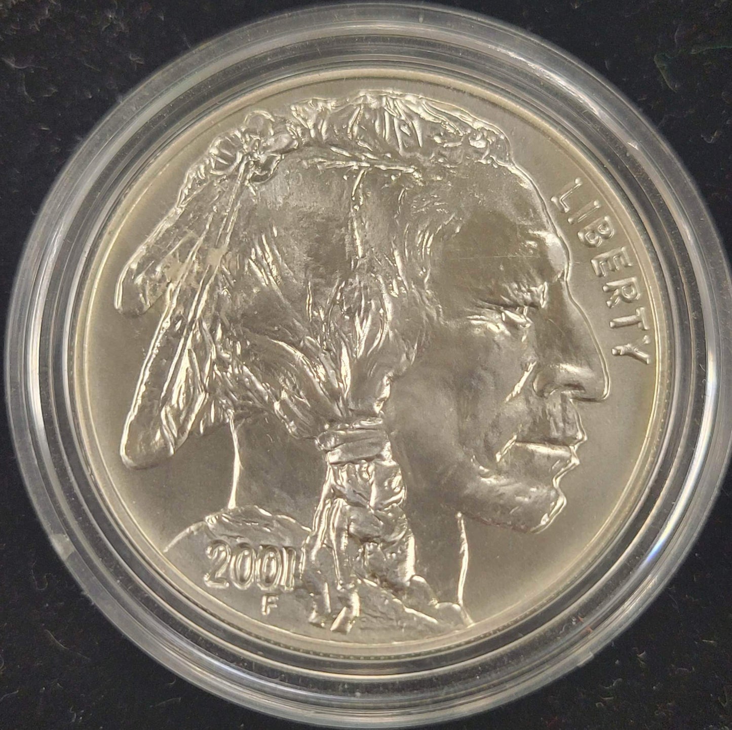 2001 American Buffalo Commemorative Coin Unciculated Silver Dollar $1
