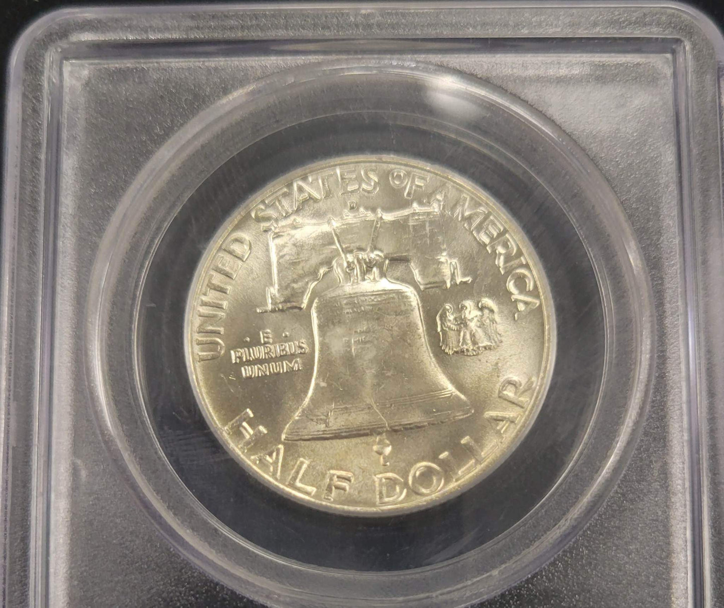 1954-D Franklin Silver Half Dollar PCGS MS64FBL .50c