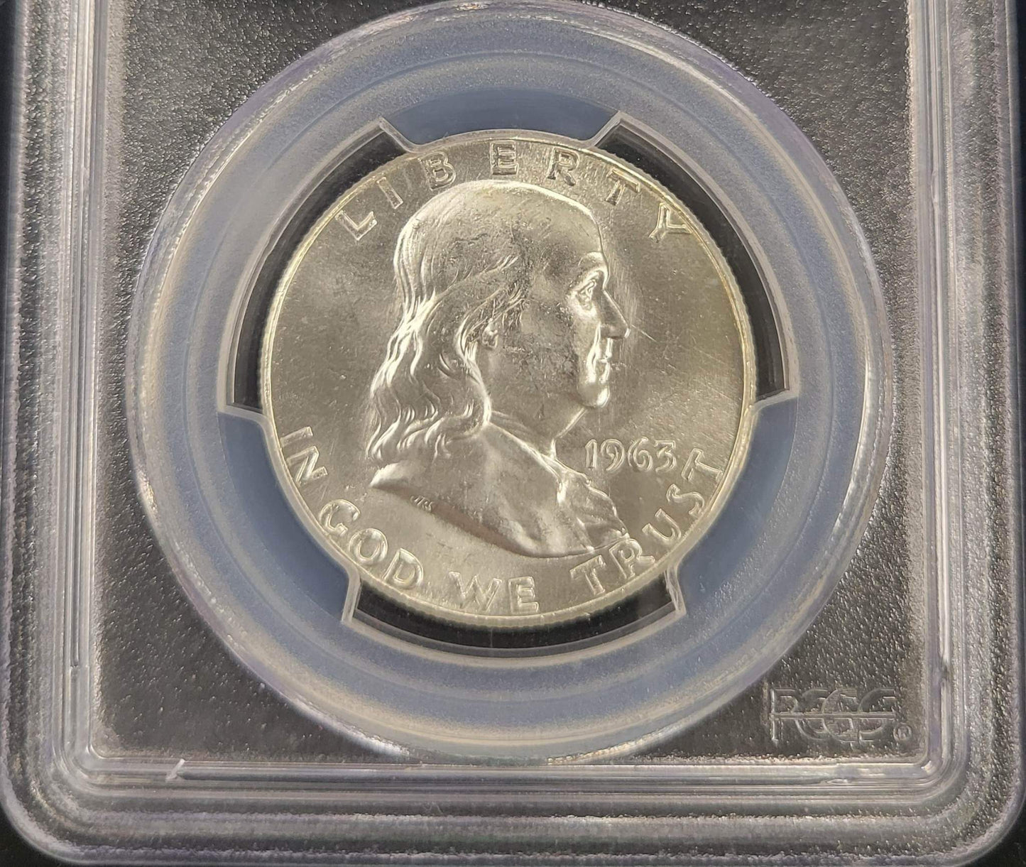1963 Franklin Silver Half Dollar PCGS MS65 .50c