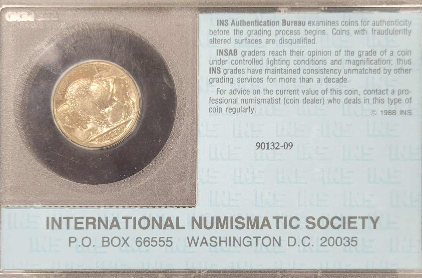 1929-D Buffalo Nickel INS certified MS-65 5c