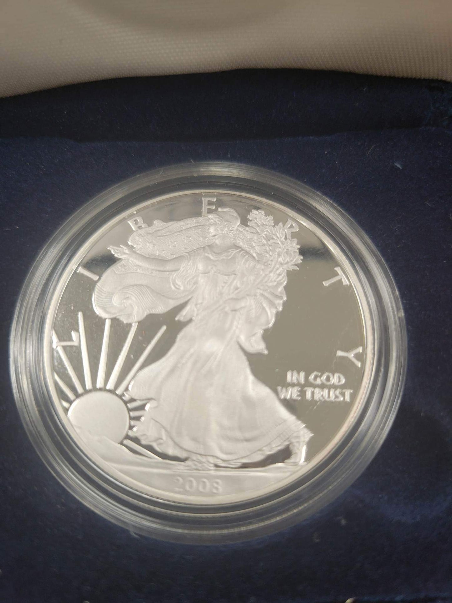 2008-W American Eagle one ounce Silver Proof Coin