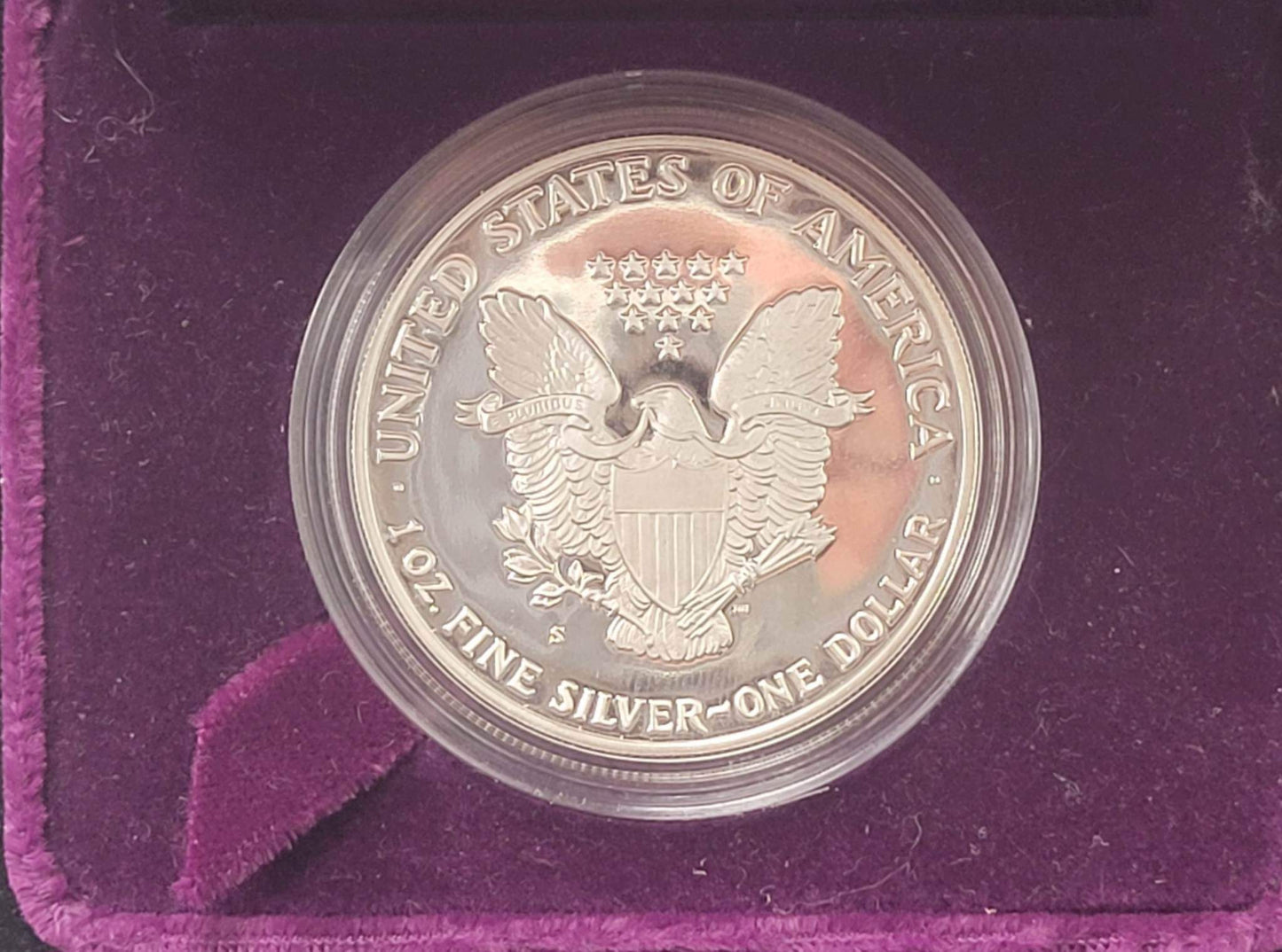 1992-S American Eagle One Ounce Silver Proof Coin Standing Liberty